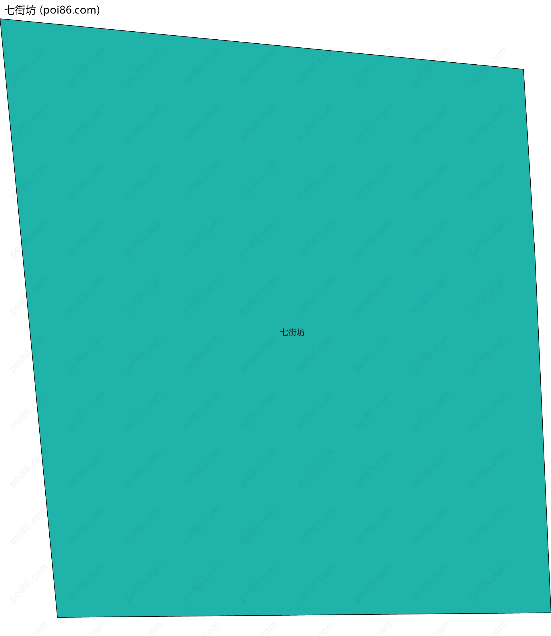 七街坊边界地图