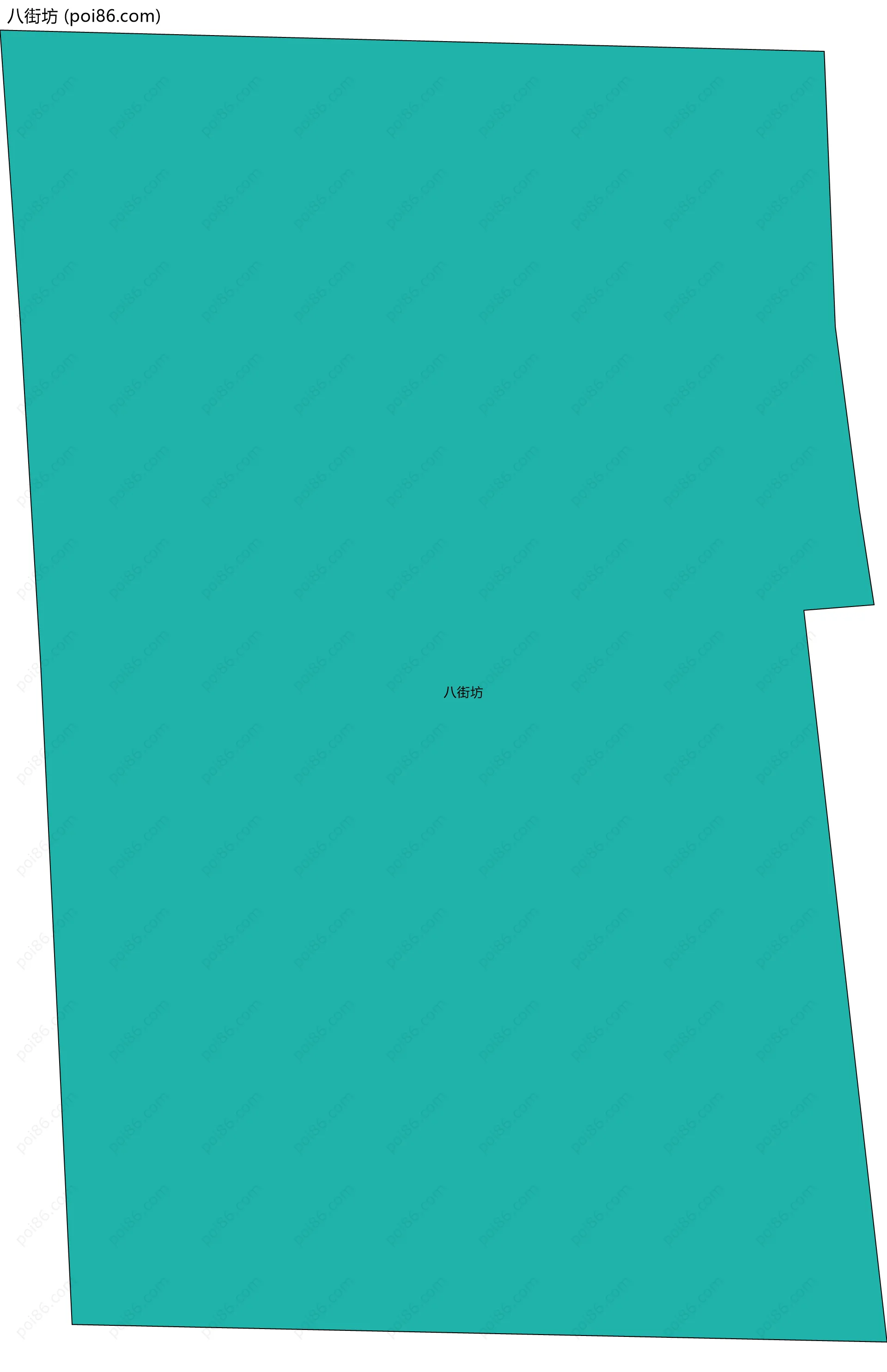 八街坊边界地图