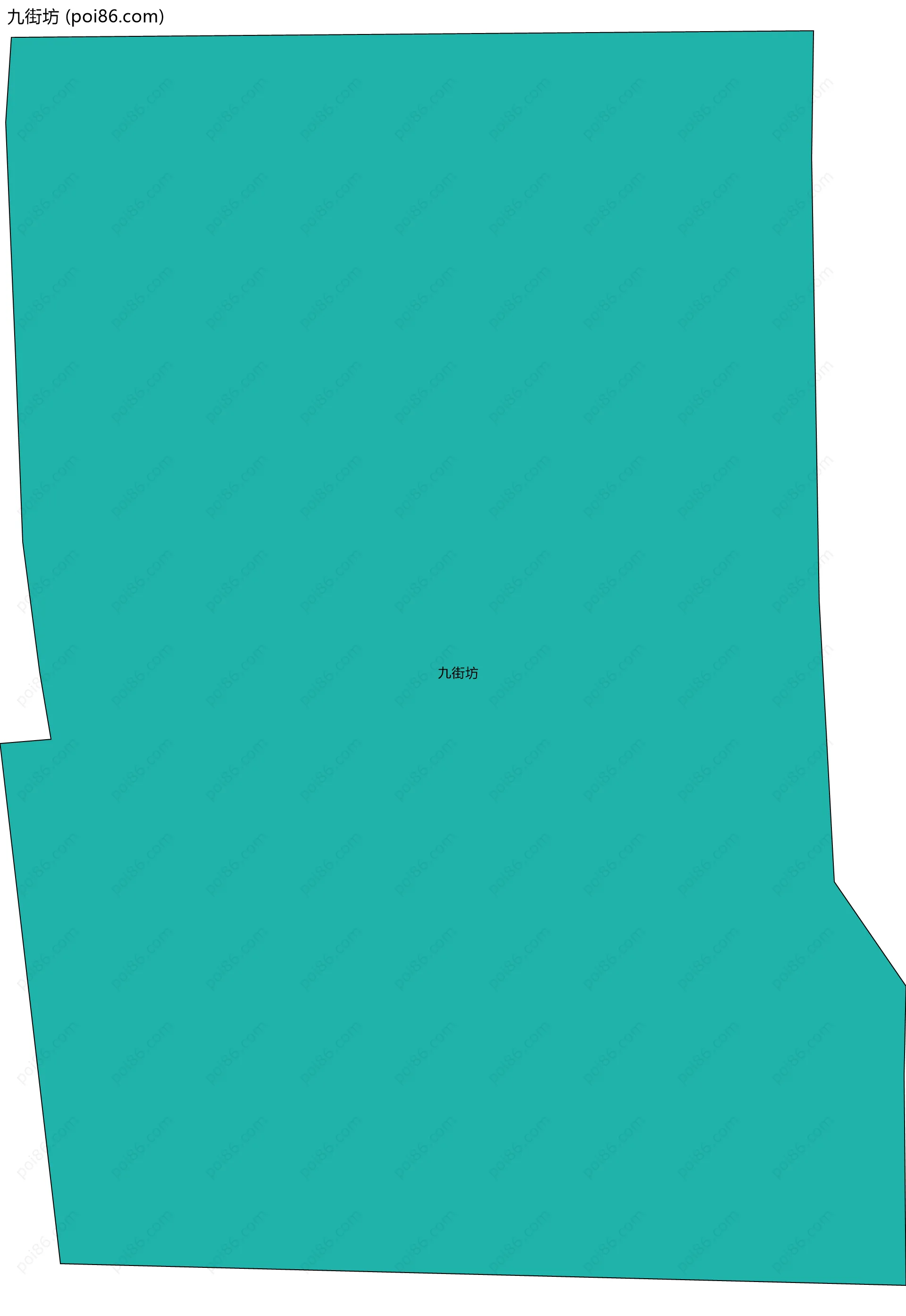 九街坊边界地图