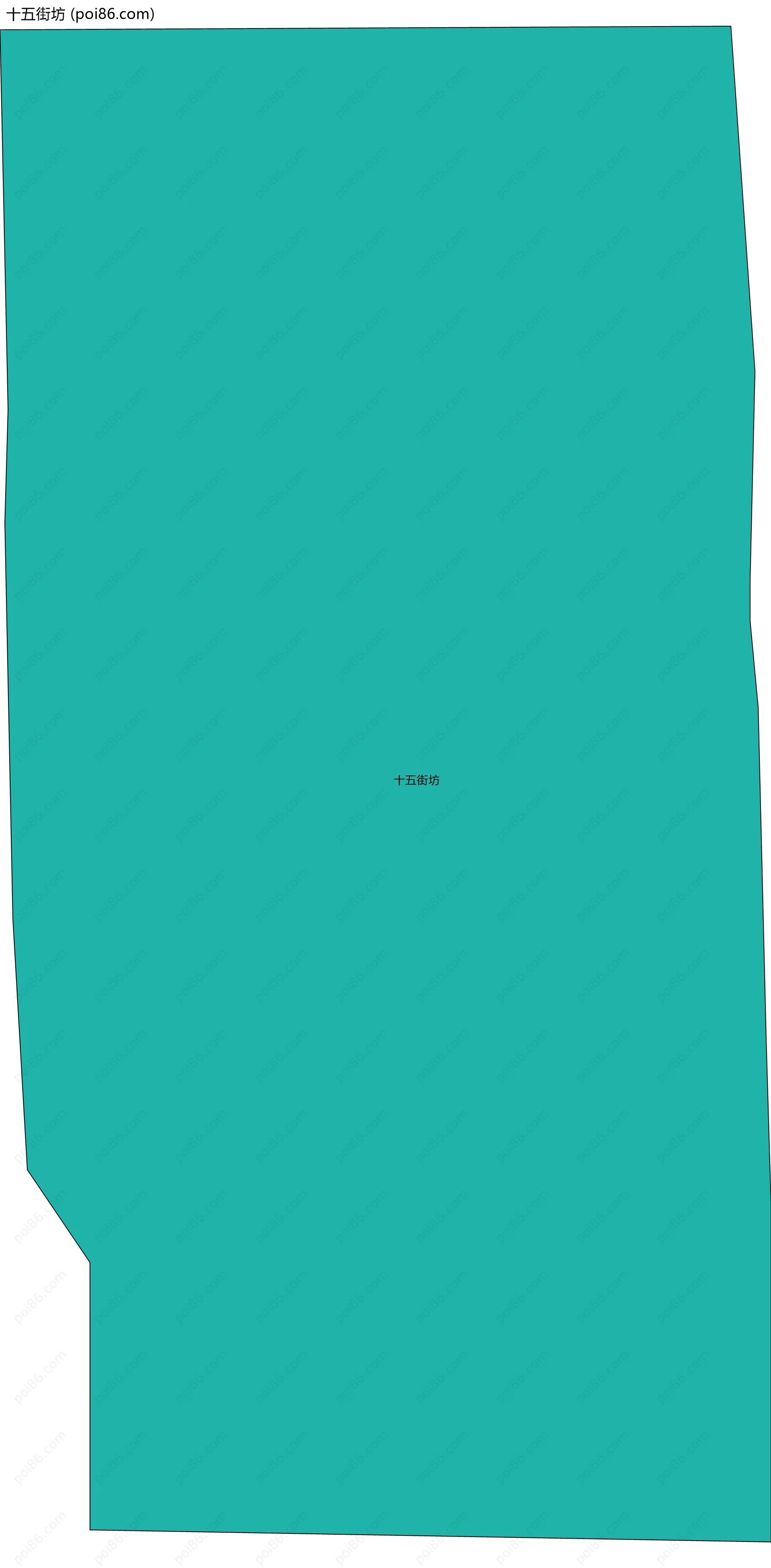 十五街坊边界地图