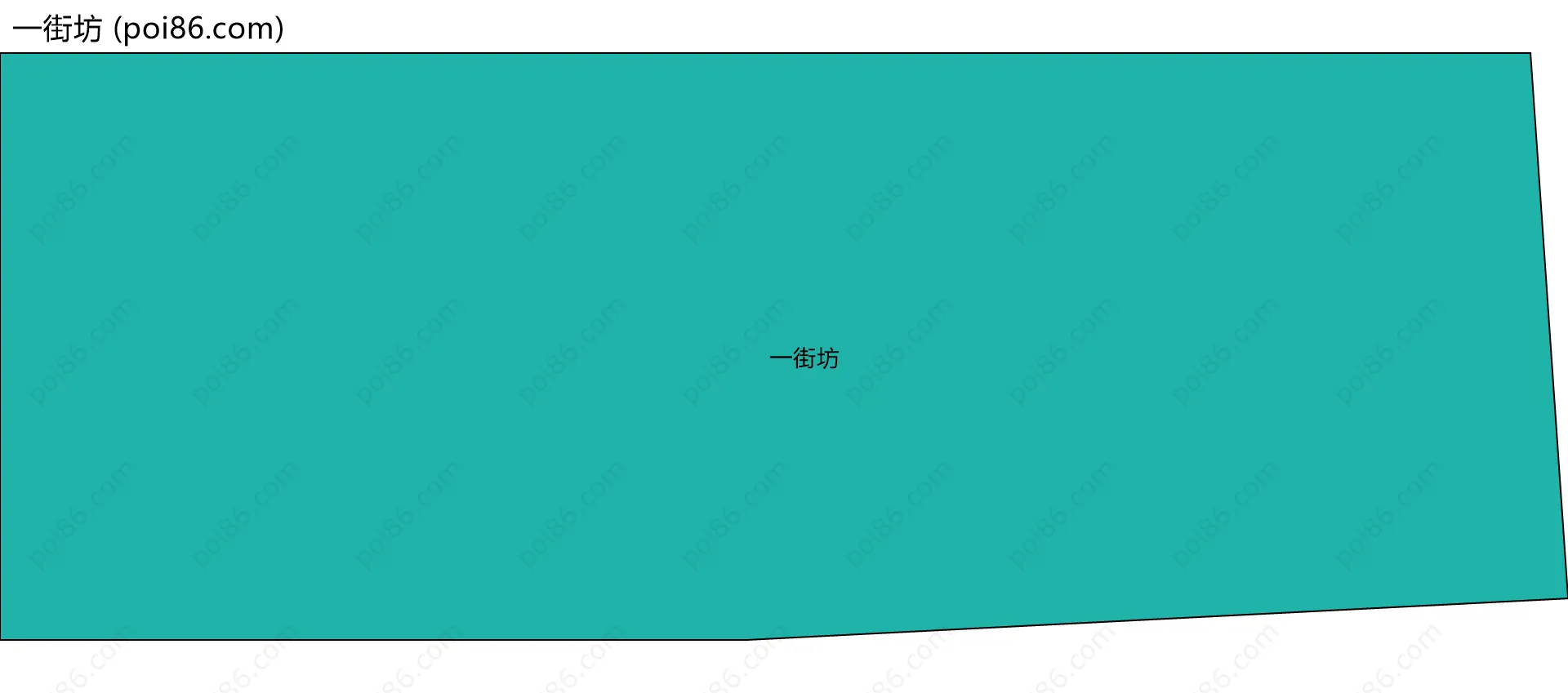 一街坊边界地图