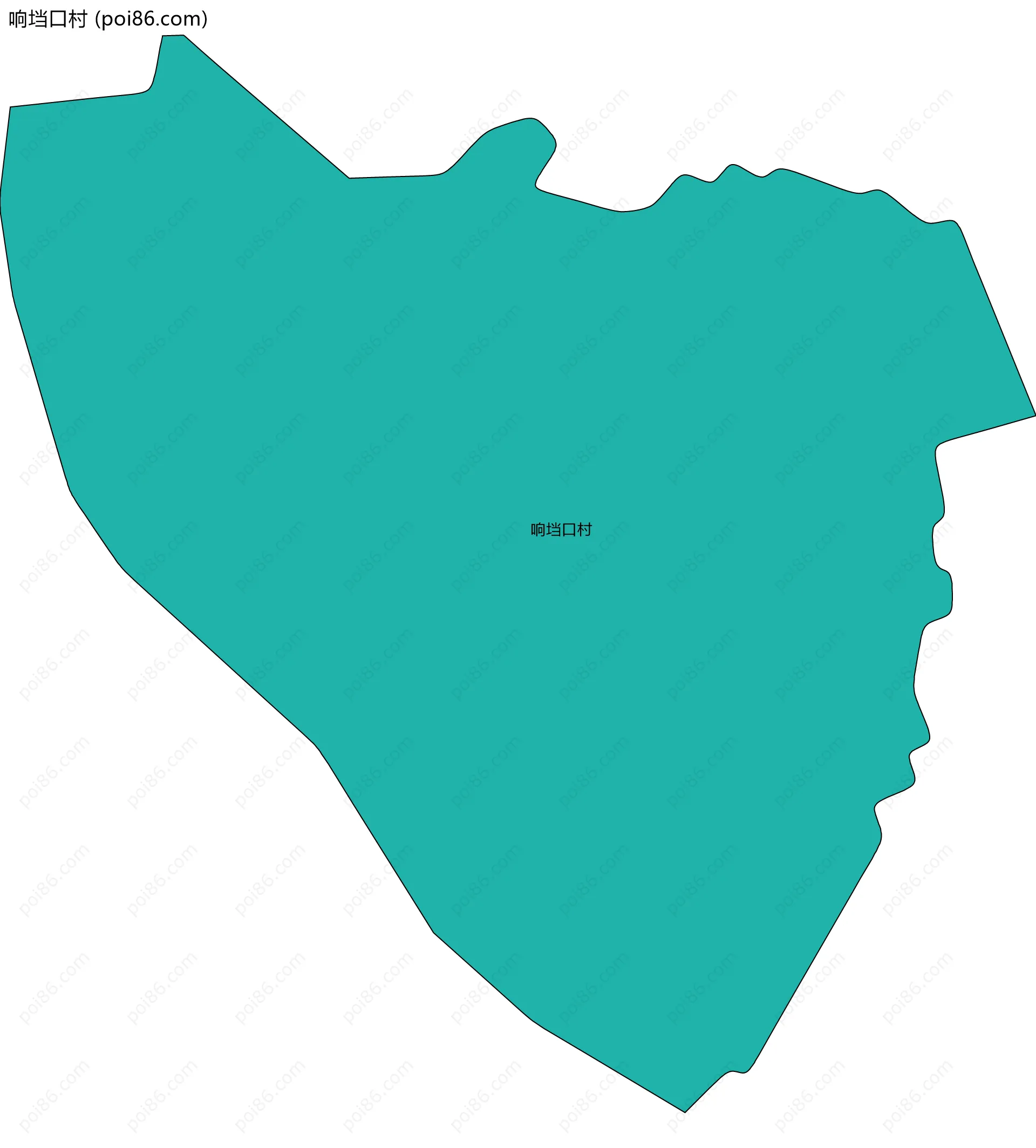 响垱口村边界地图