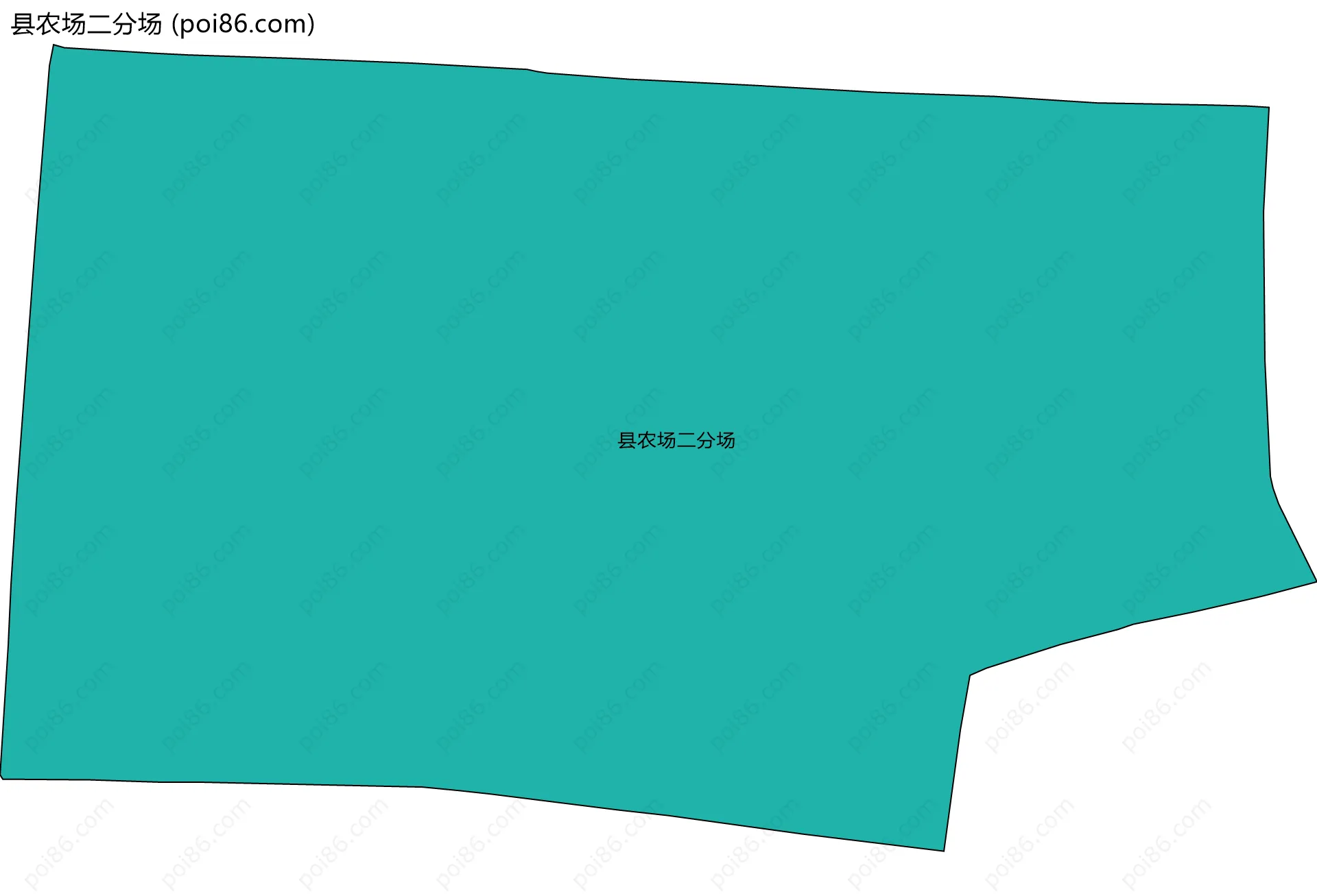 县农场二分场边界地图
