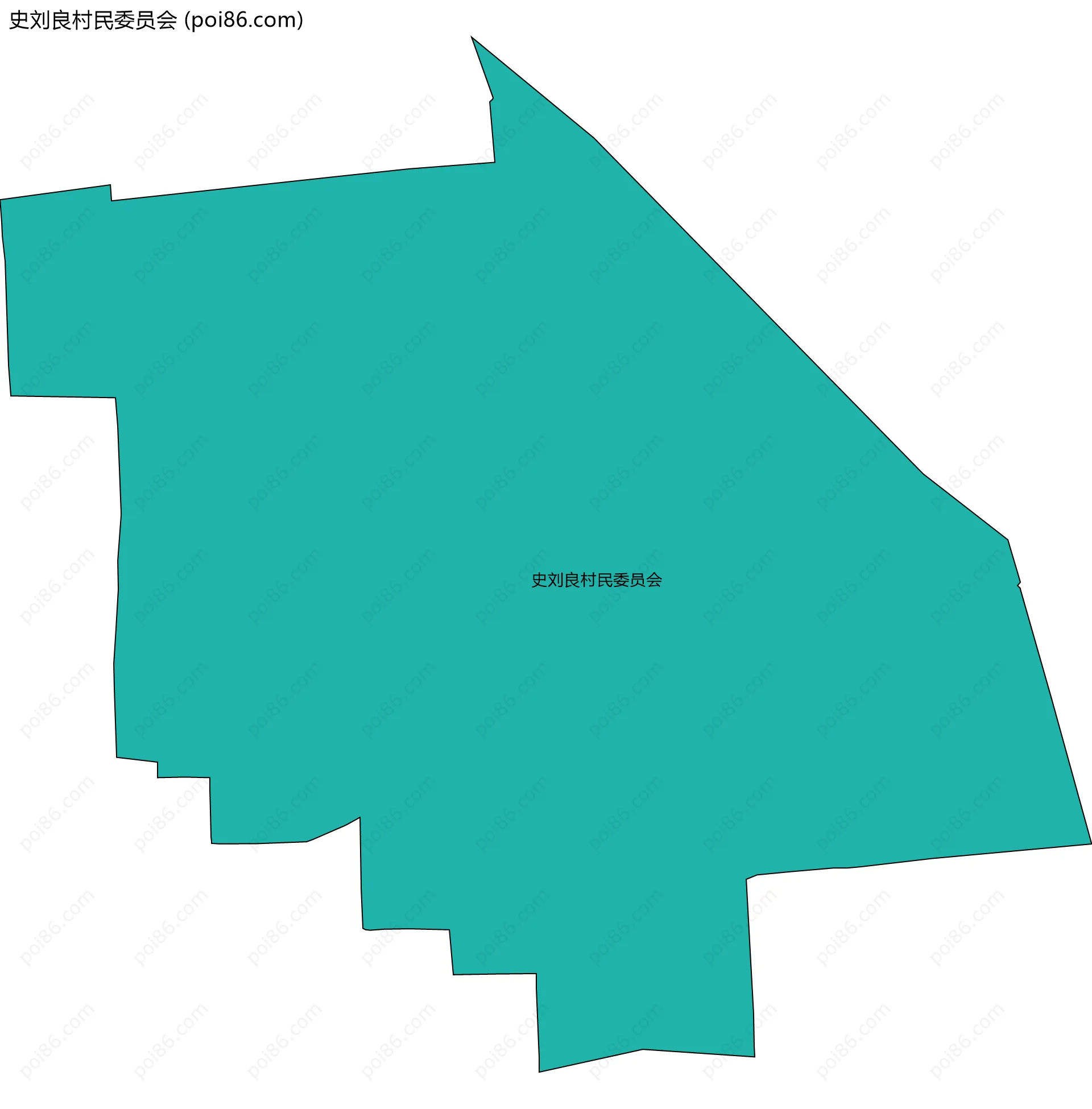 史刘良村民委员会边界地图