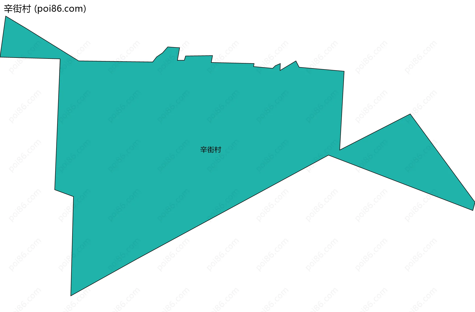 辛街村边界地图