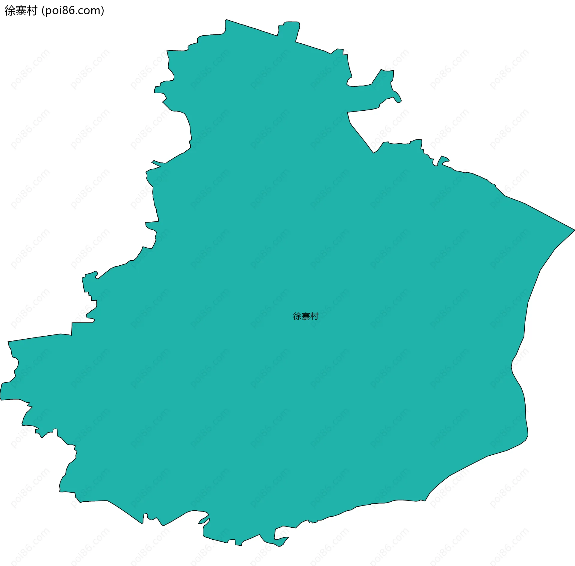 徐寨村边界地图