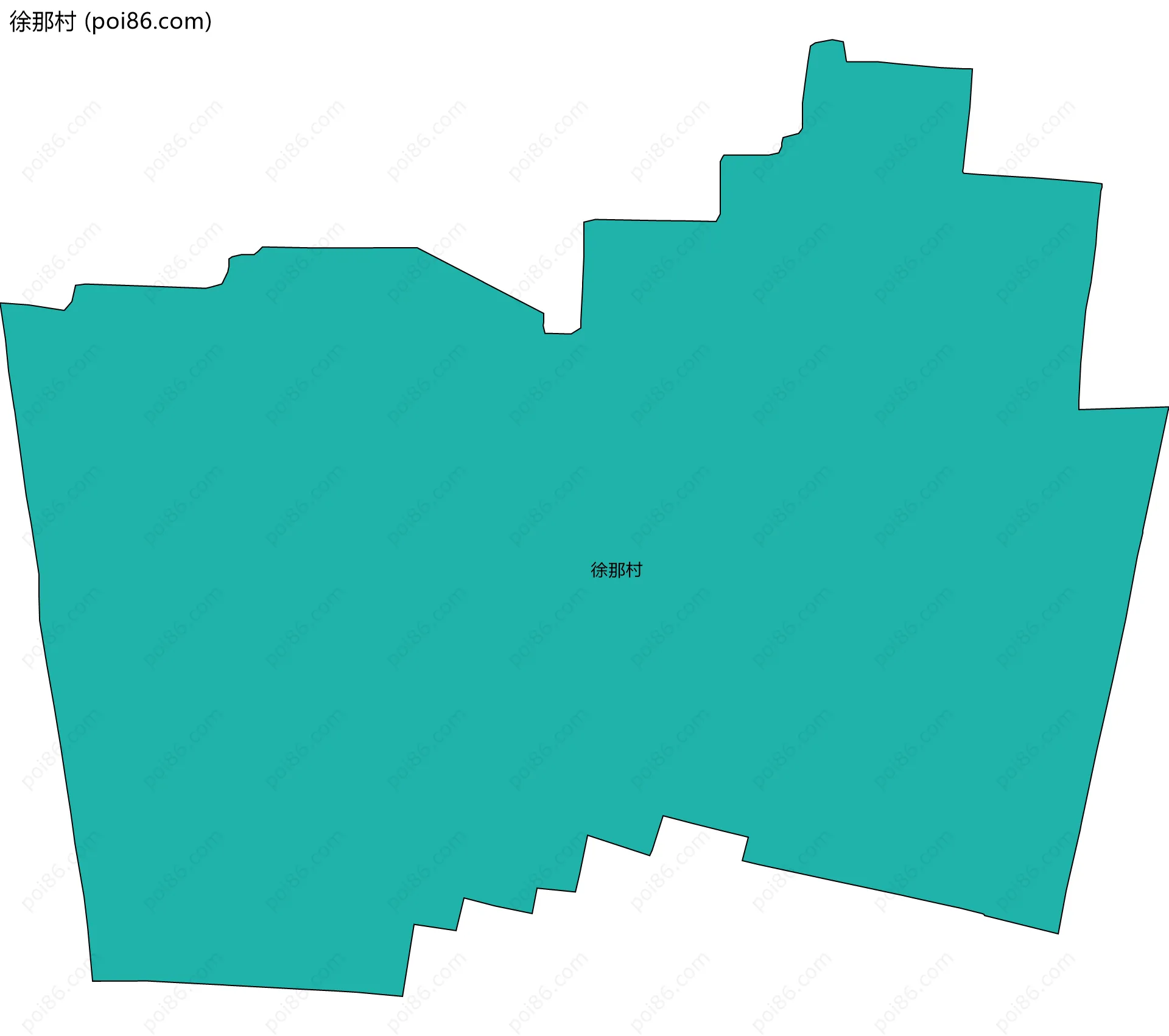 徐那村边界地图
