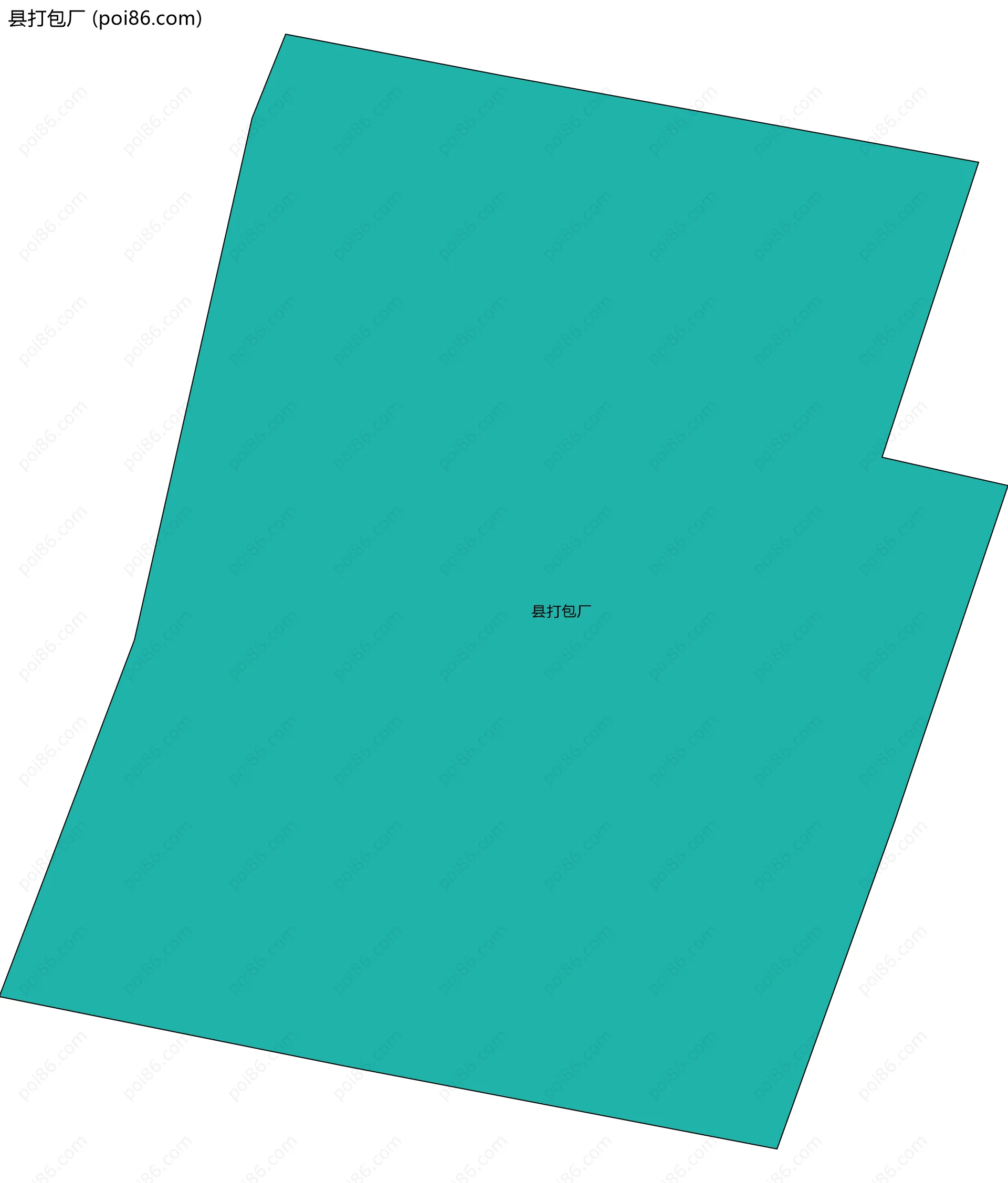 县打包厂边界地图