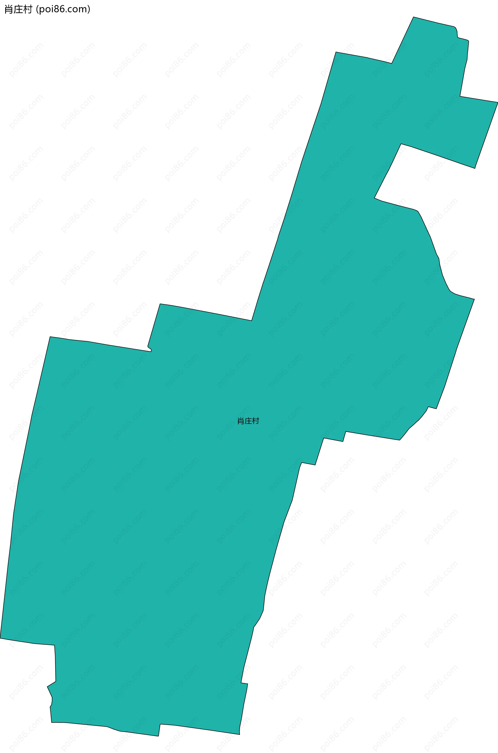 肖庄村边界地图