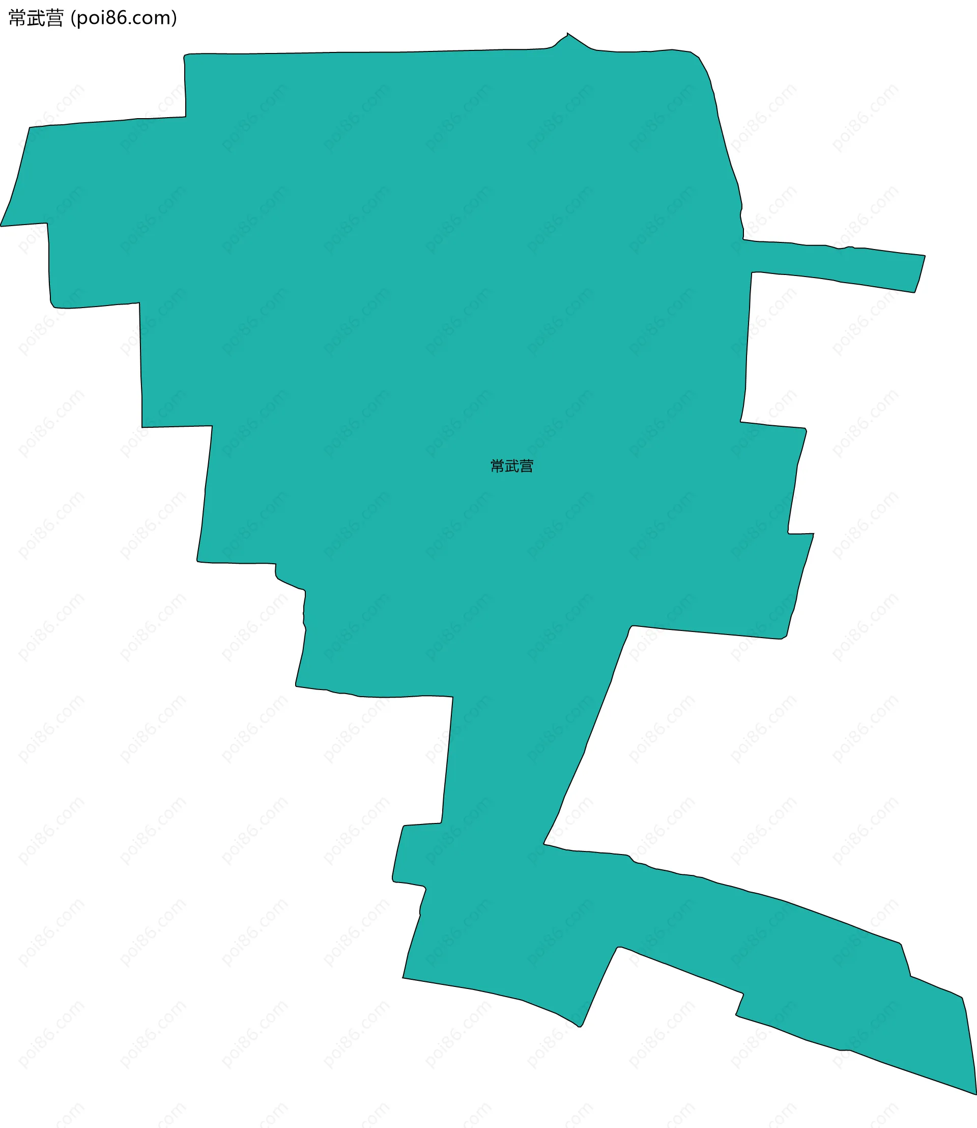 常武营边界地图