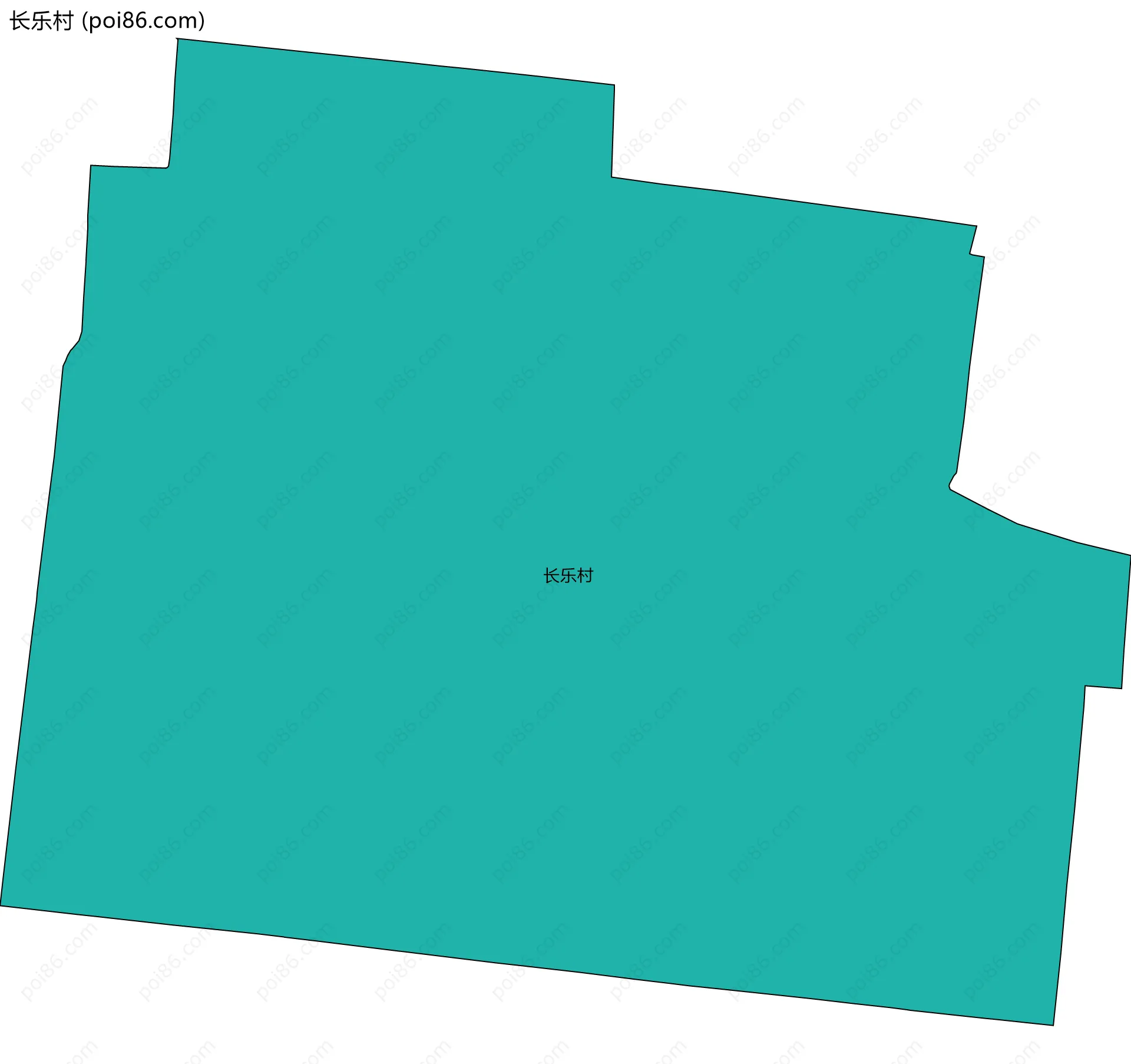 长乐村边界地图