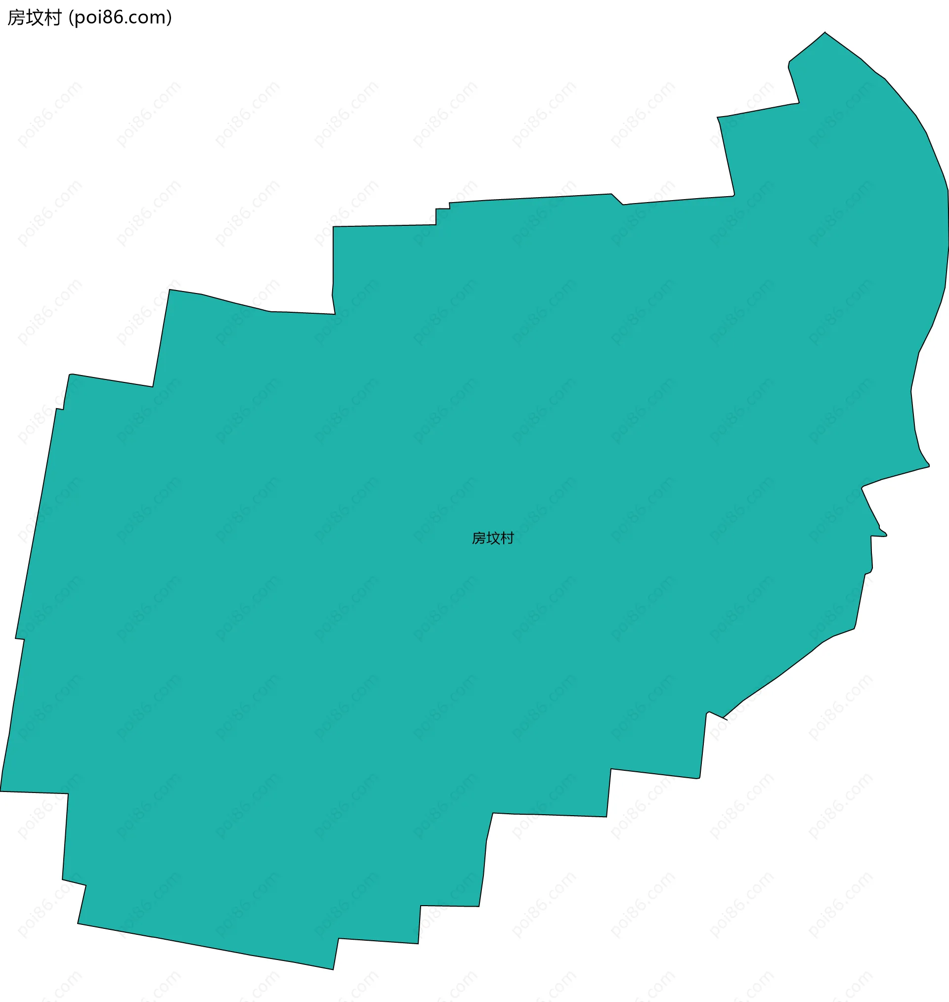 房坟村边界地图