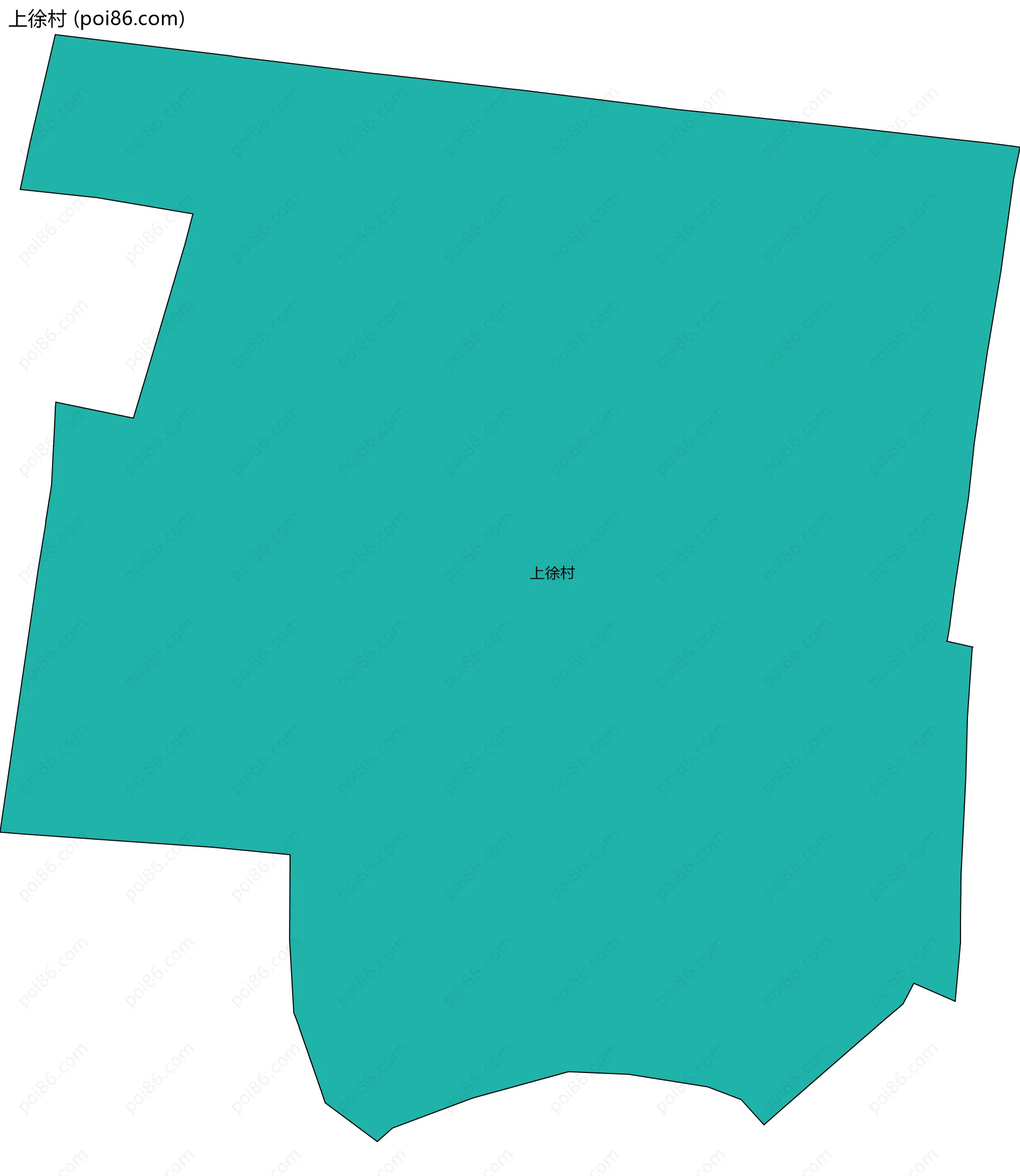 上徐村边界地图