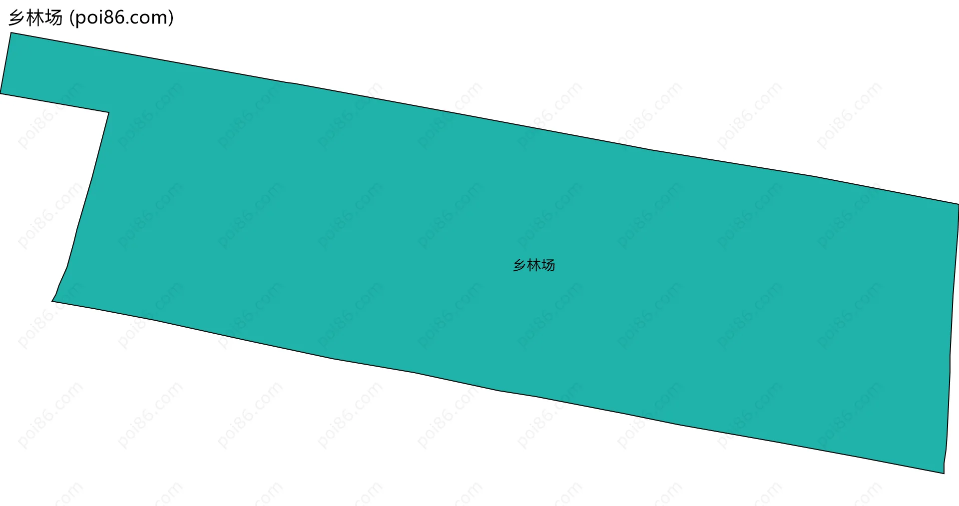 乡林场边界地图