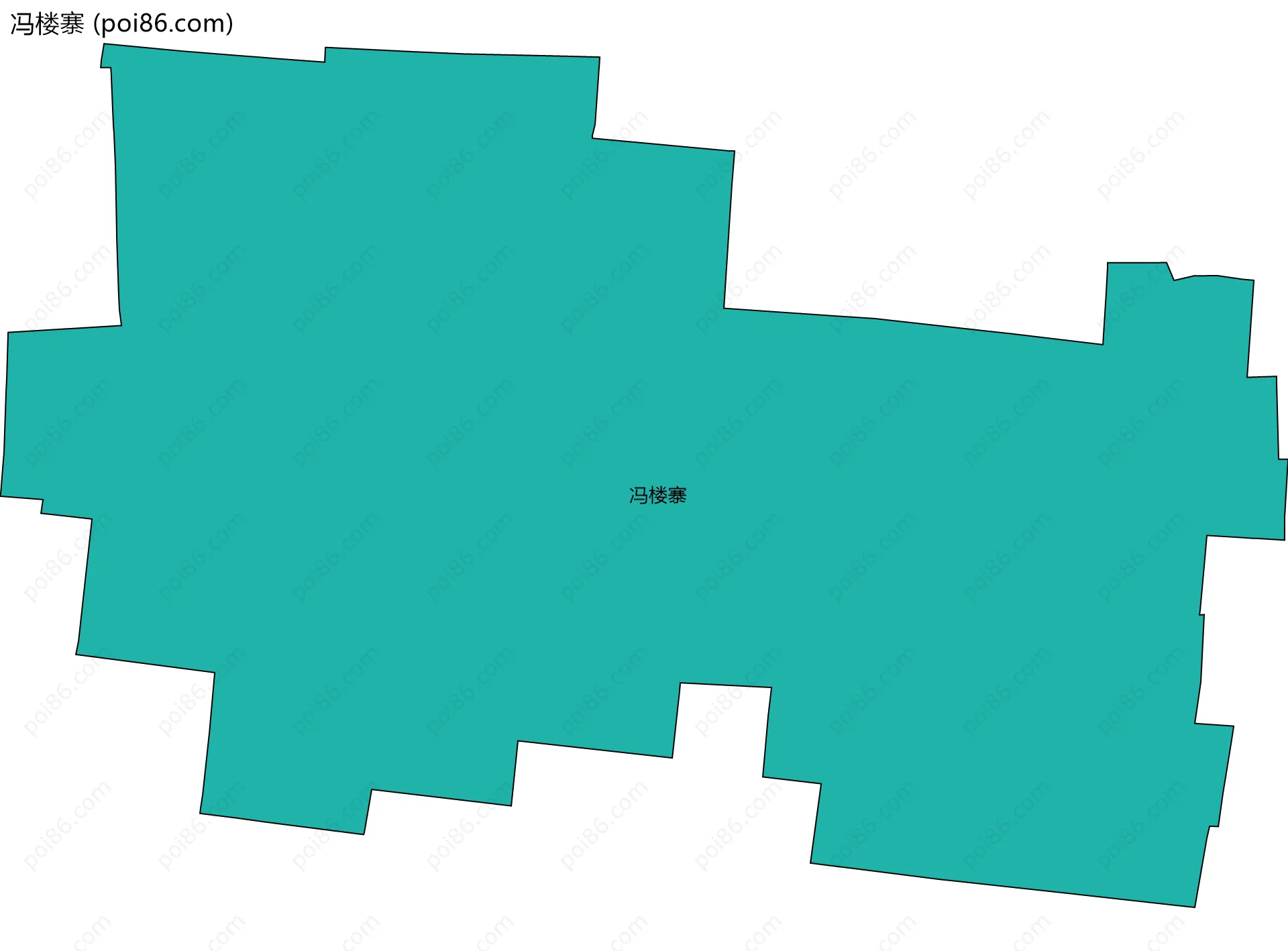 冯楼寨边界地图
