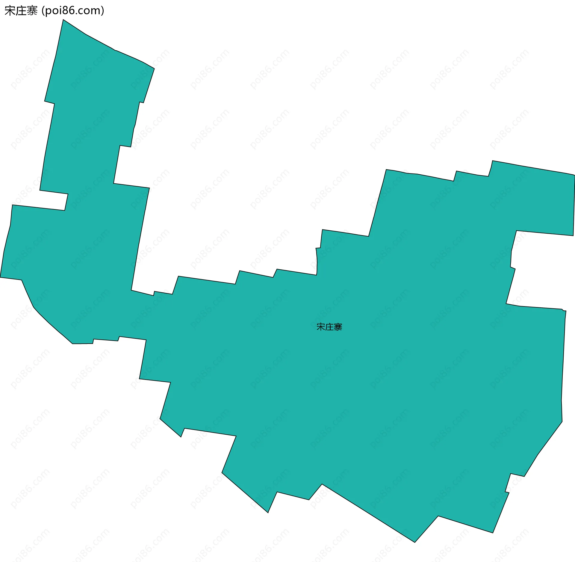 宋庄寨边界地图