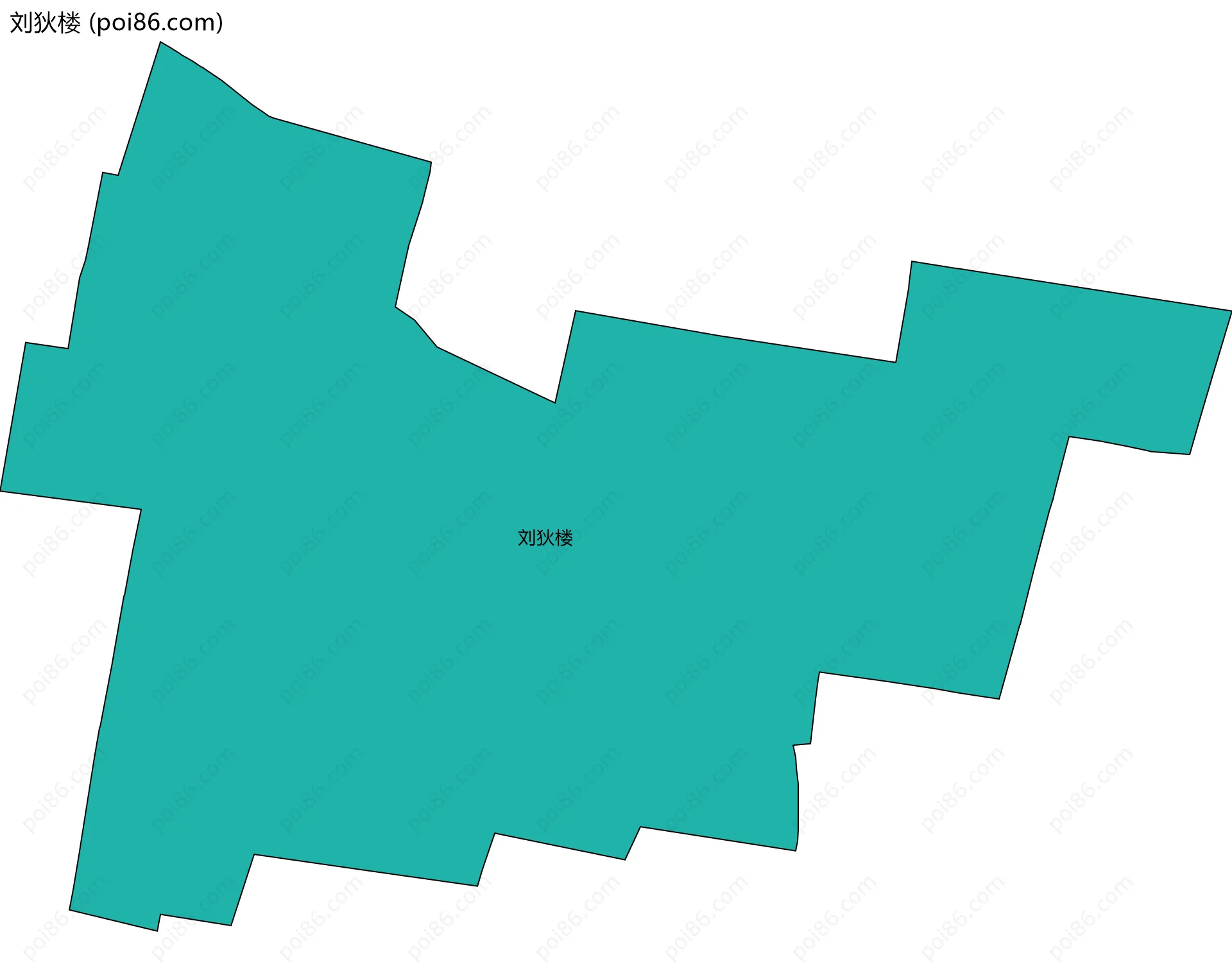 刘狄楼边界地图