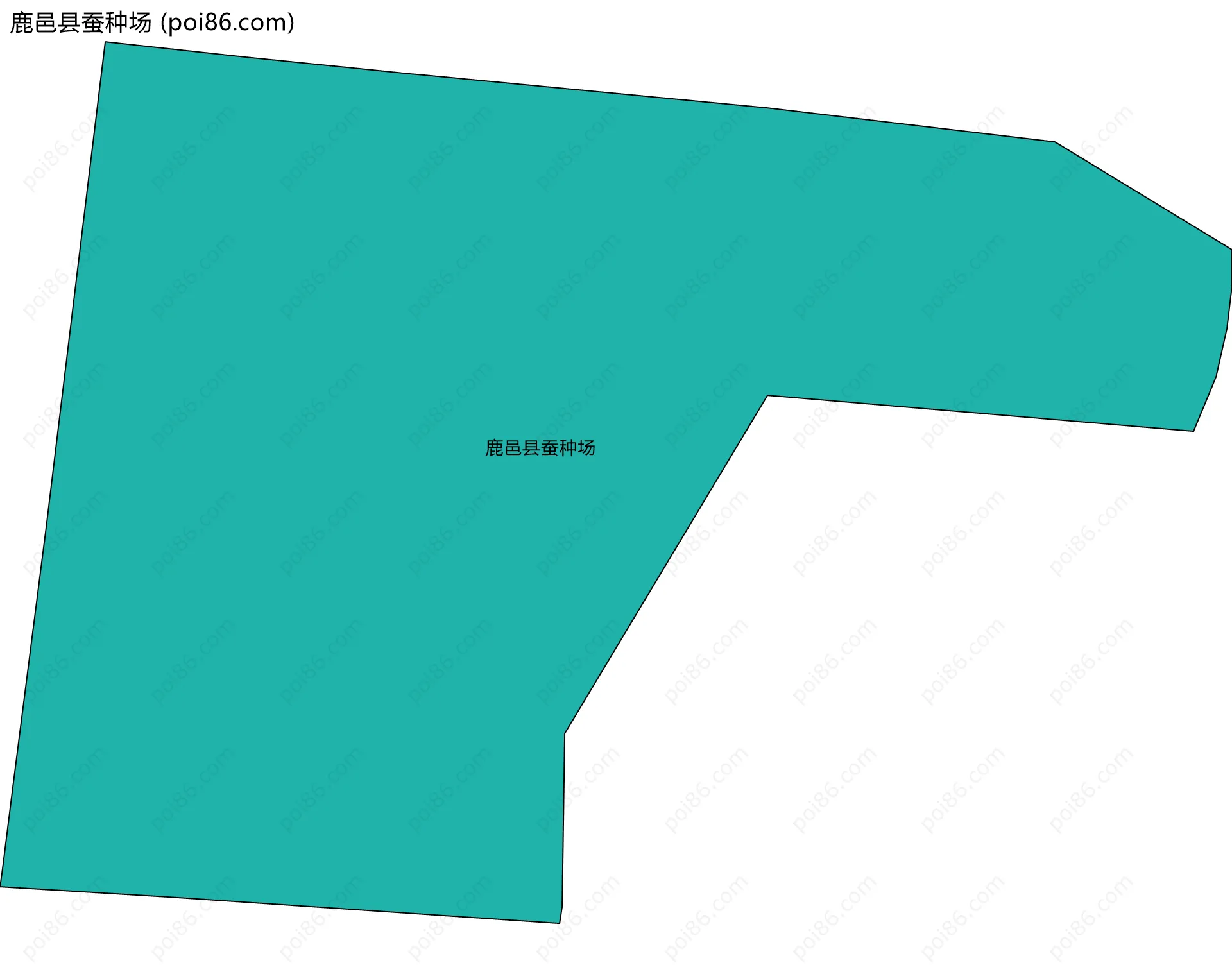 鹿邑县蚕种场边界地图