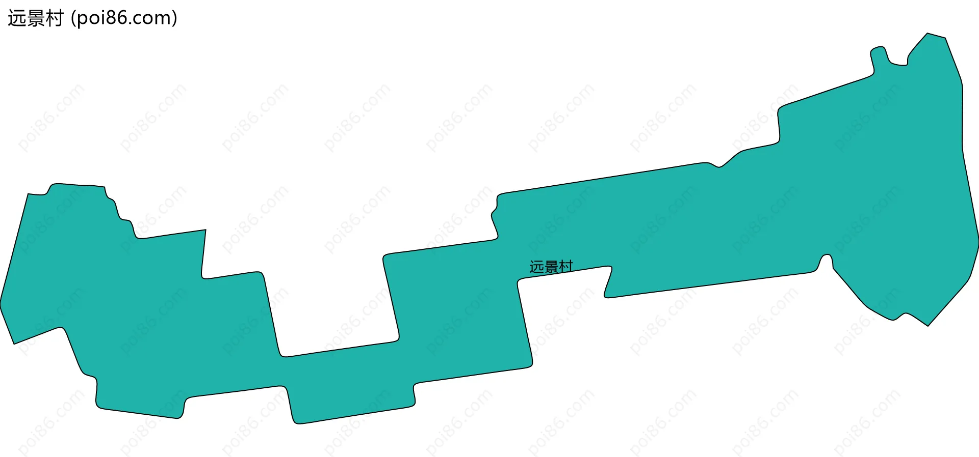 远景村边界地图