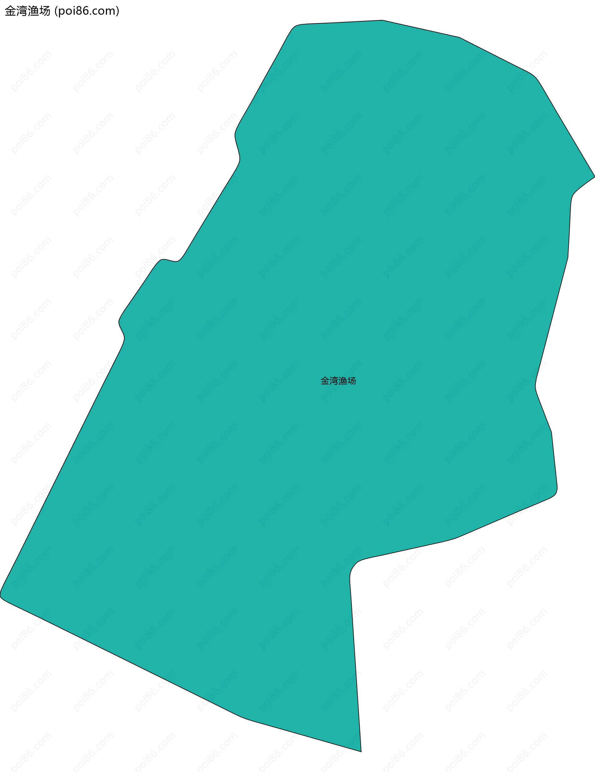 金湾渔场边界地图