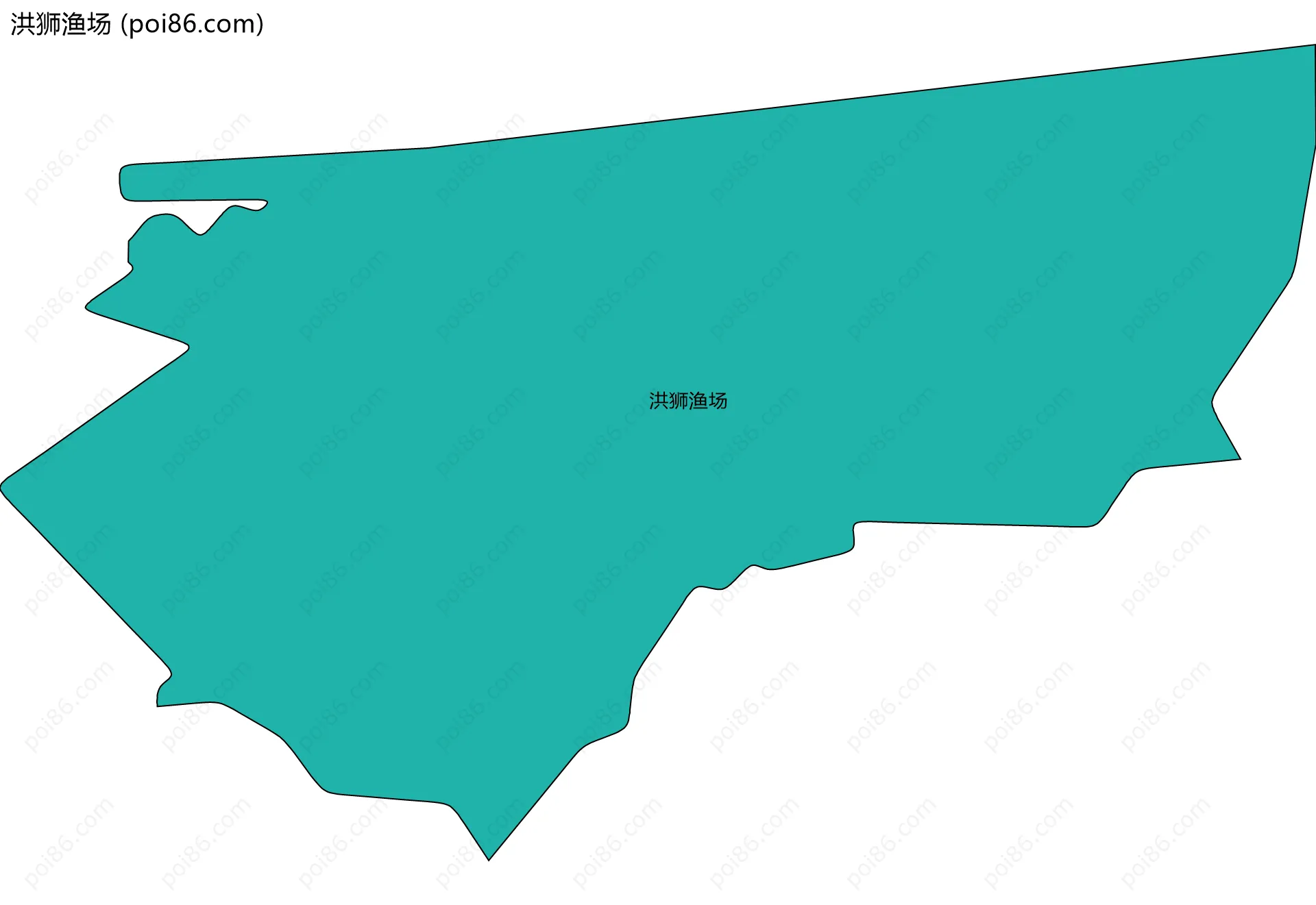 洪狮渔场边界地图