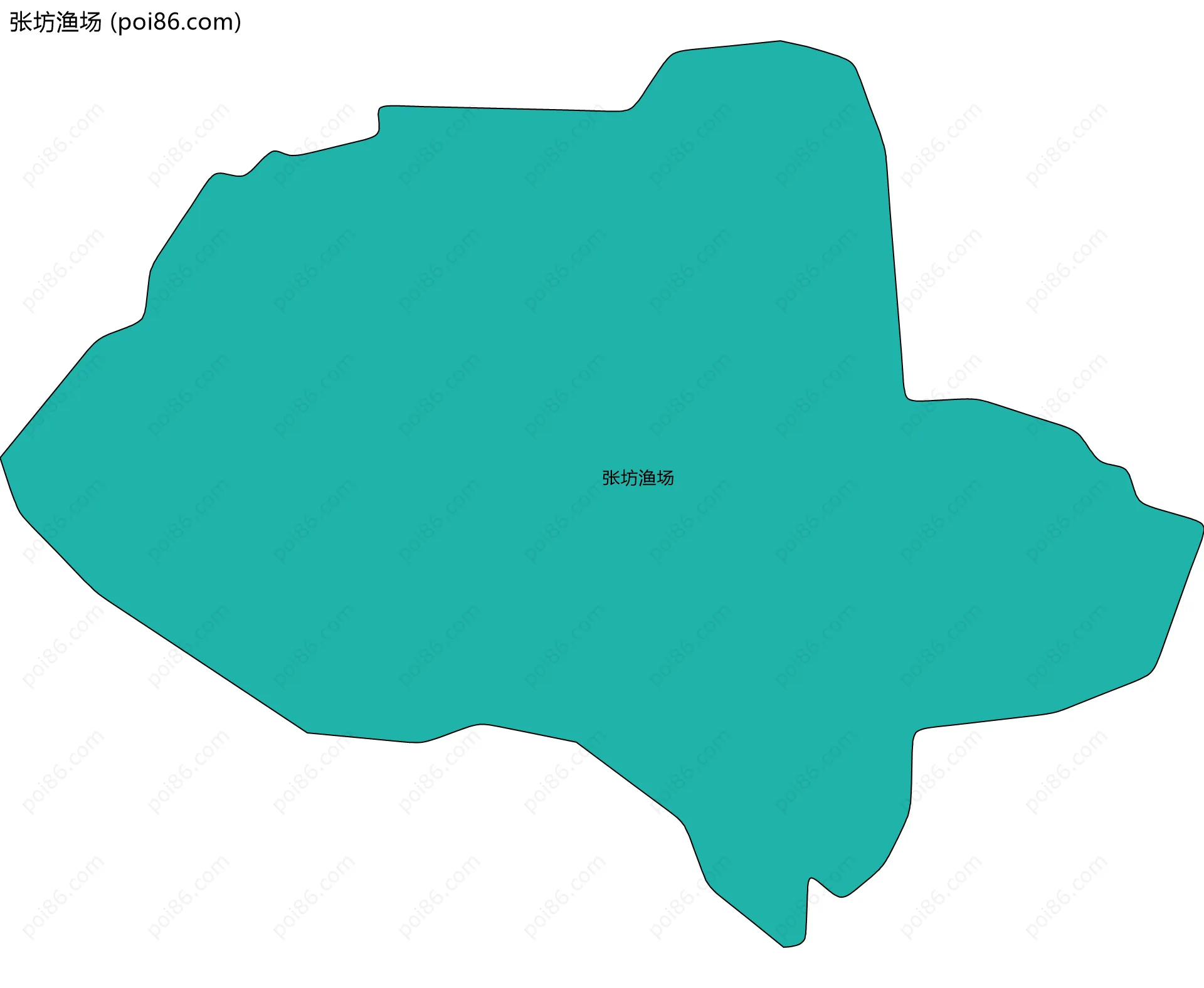 张坊渔场边界地图