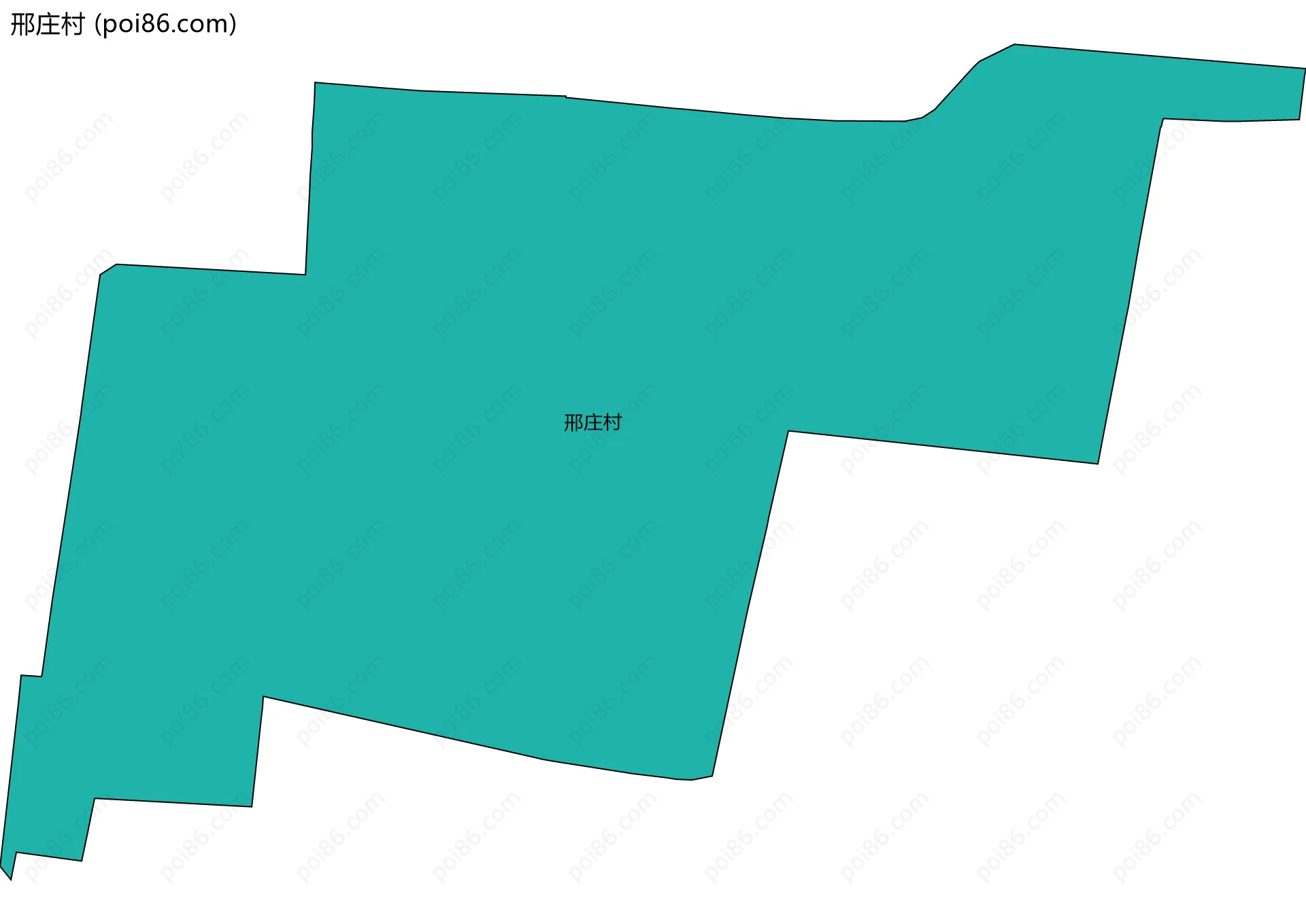 邢庄村边界地图