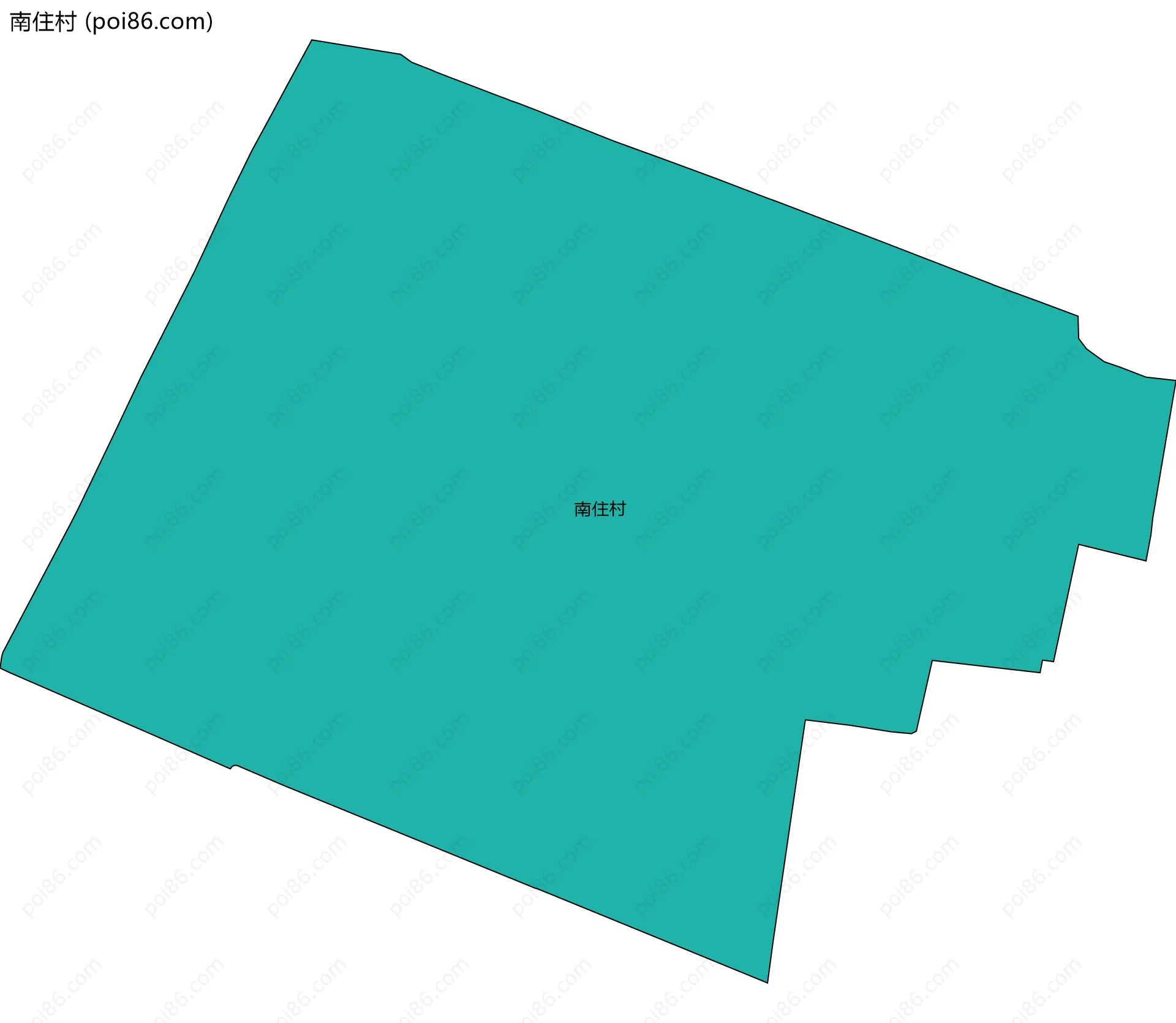 南住村边界地图