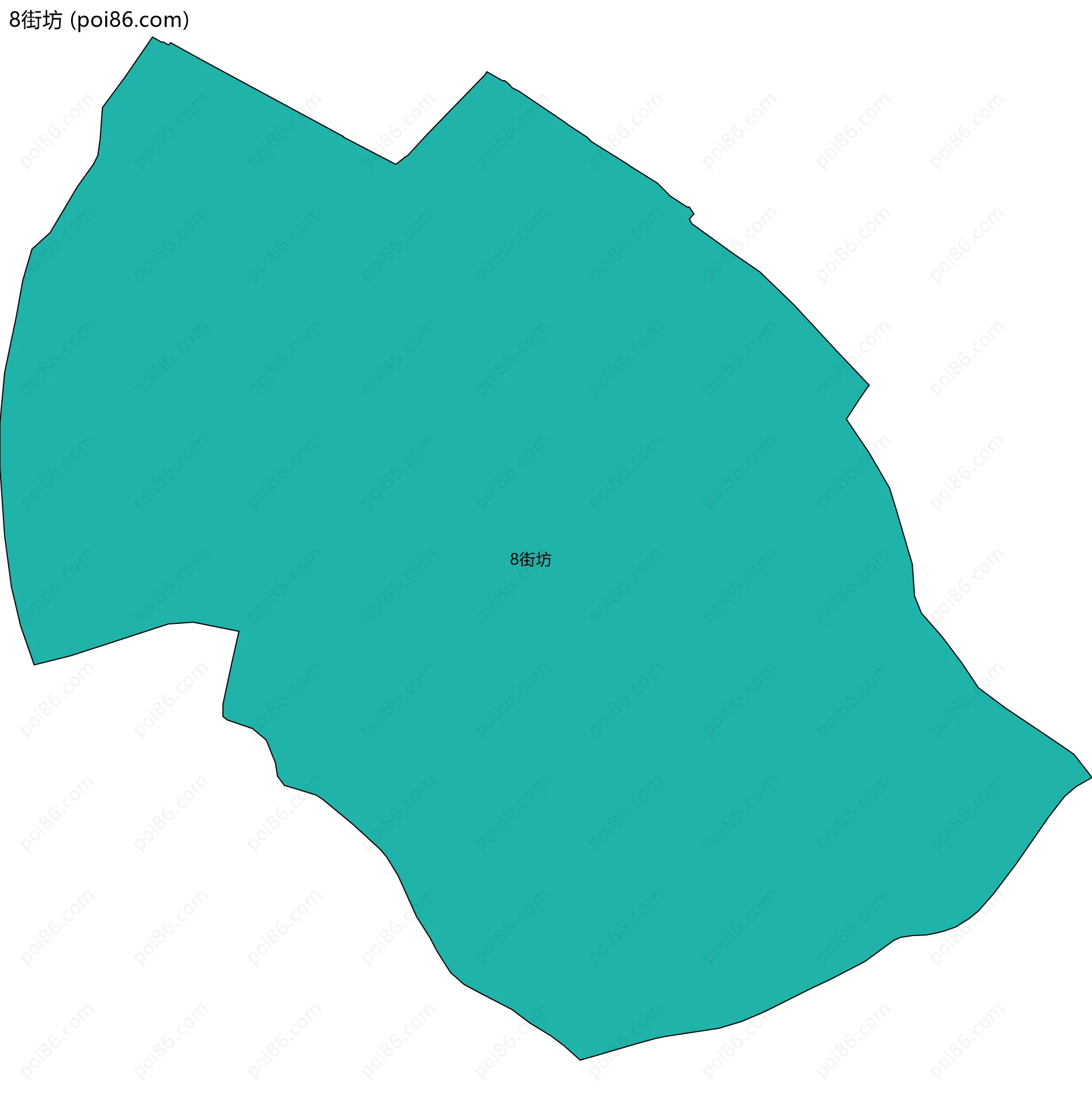 8街坊边界地图