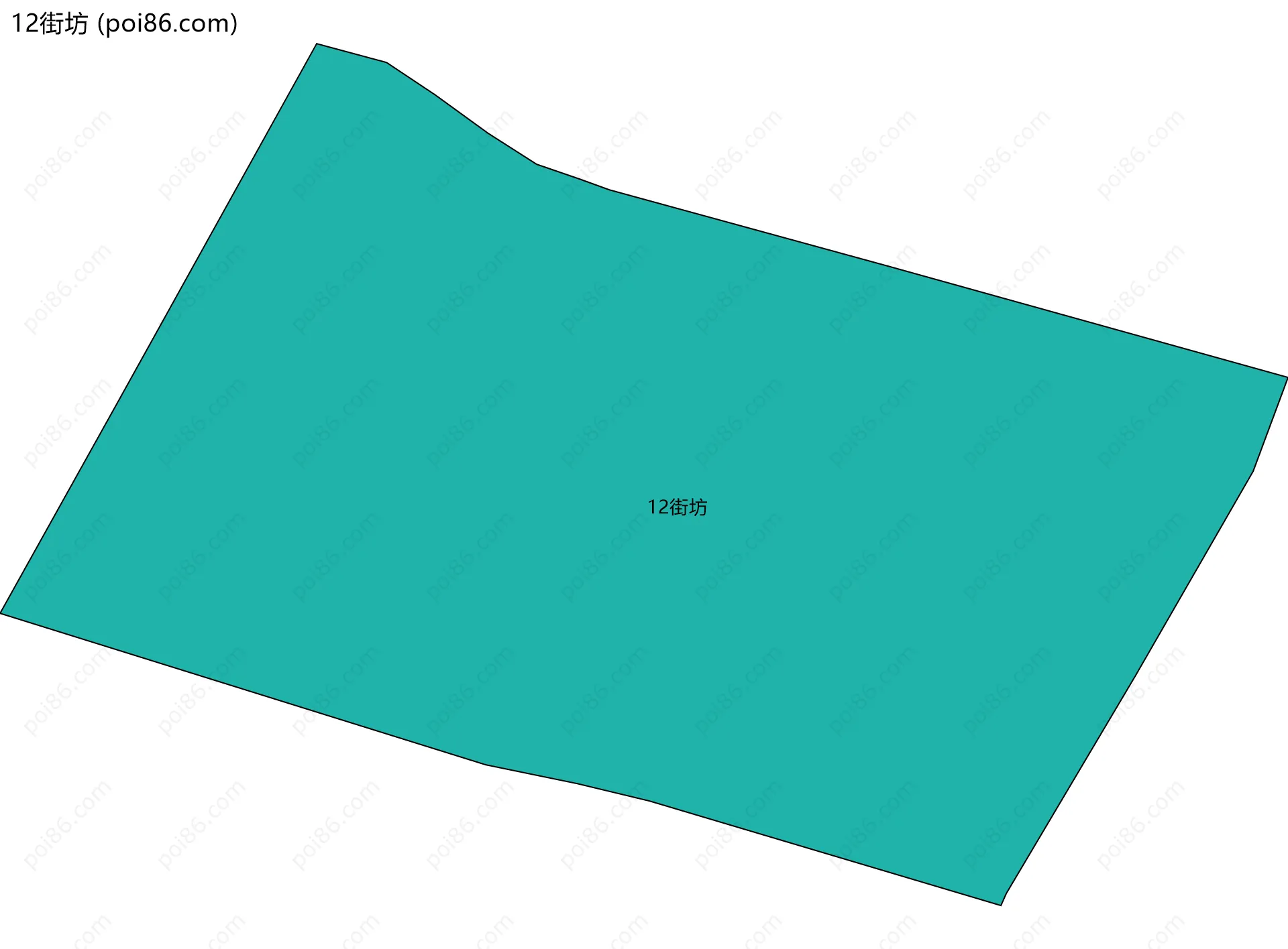 12街坊边界地图