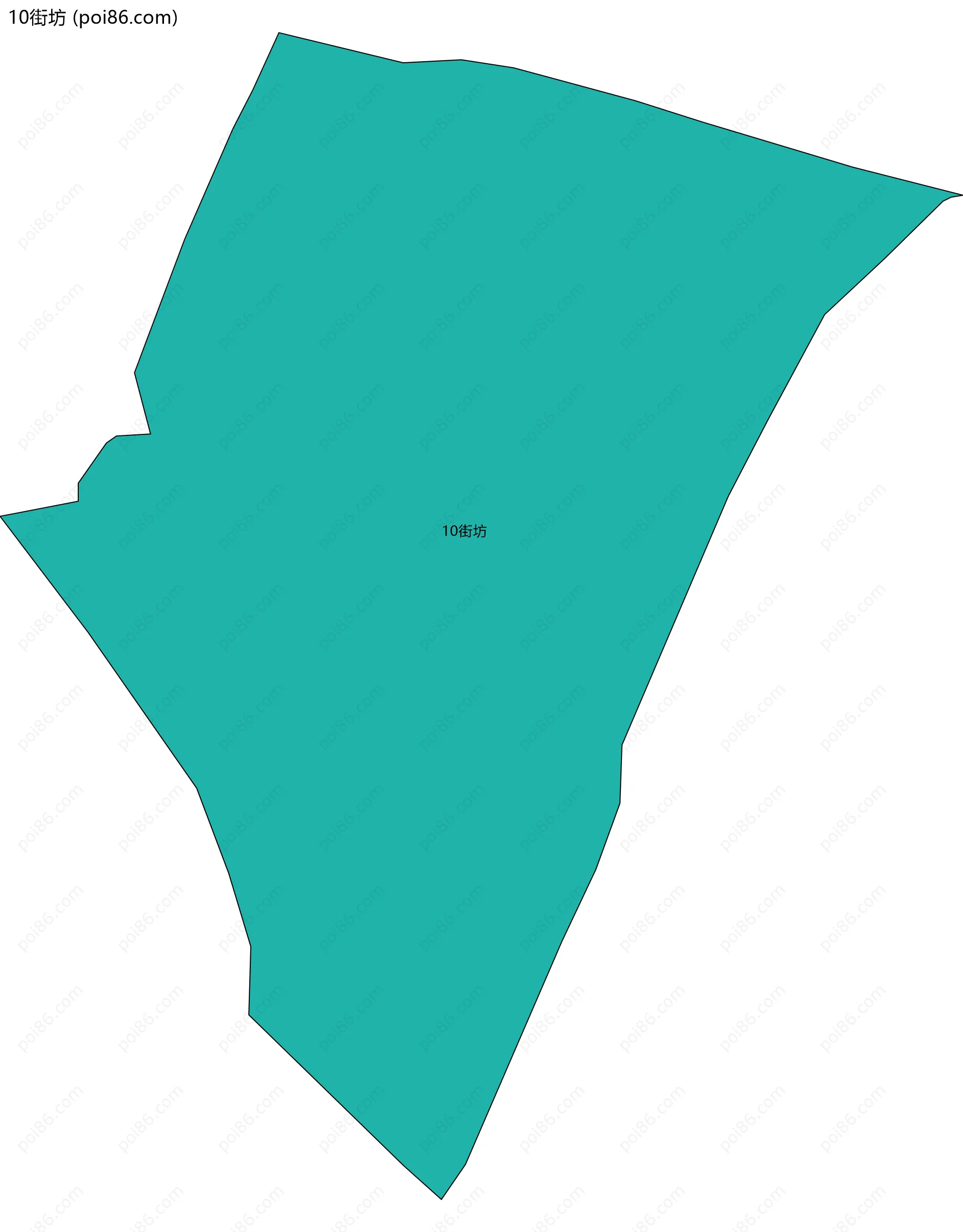 10街坊边界地图