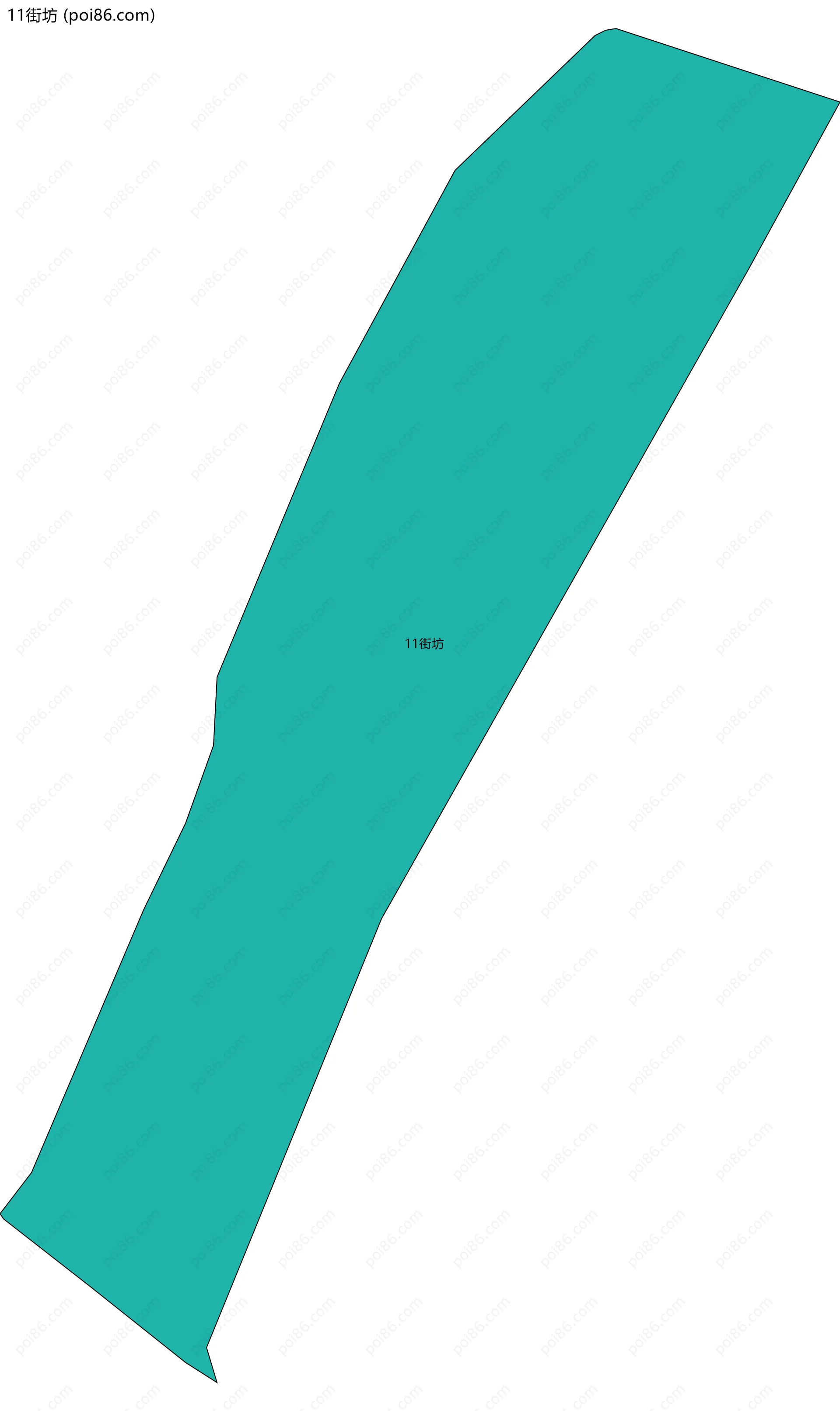 11街坊边界地图