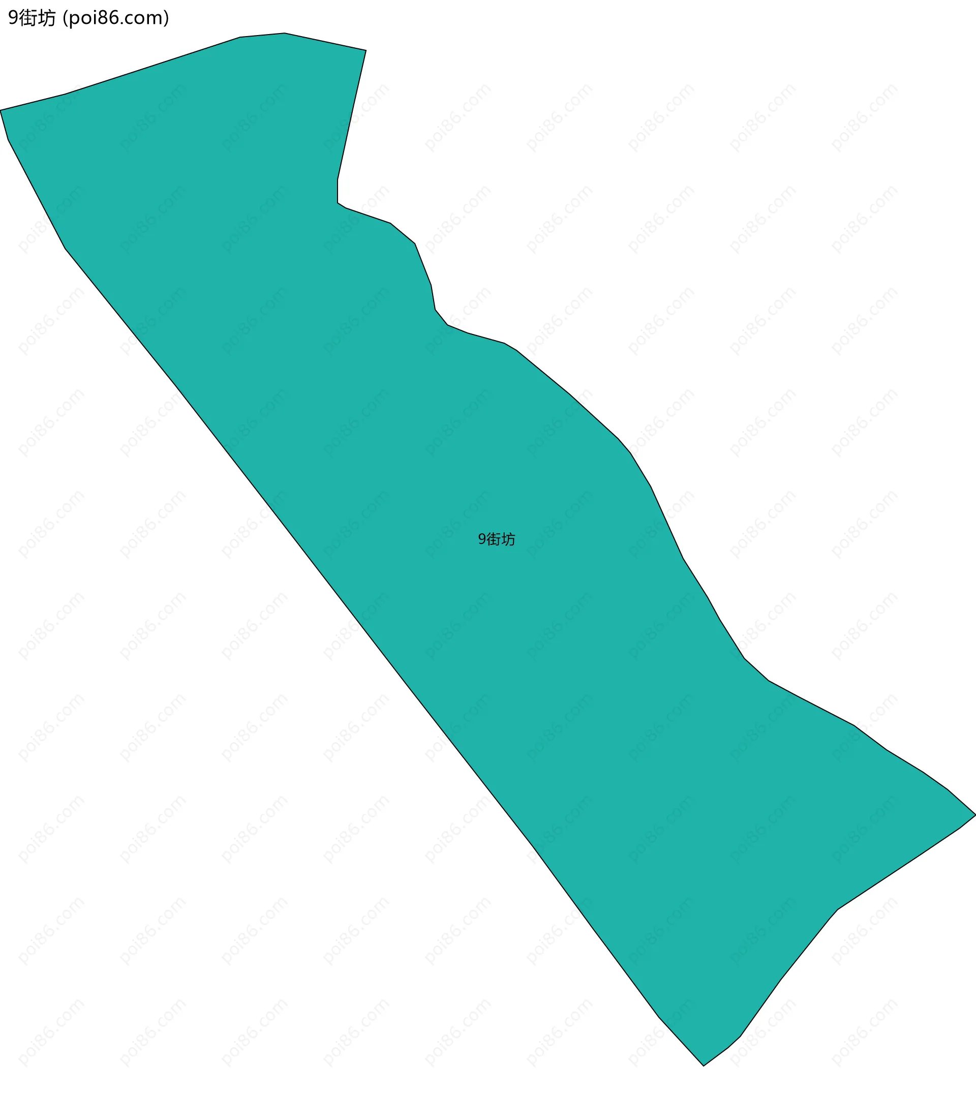 9街坊边界地图