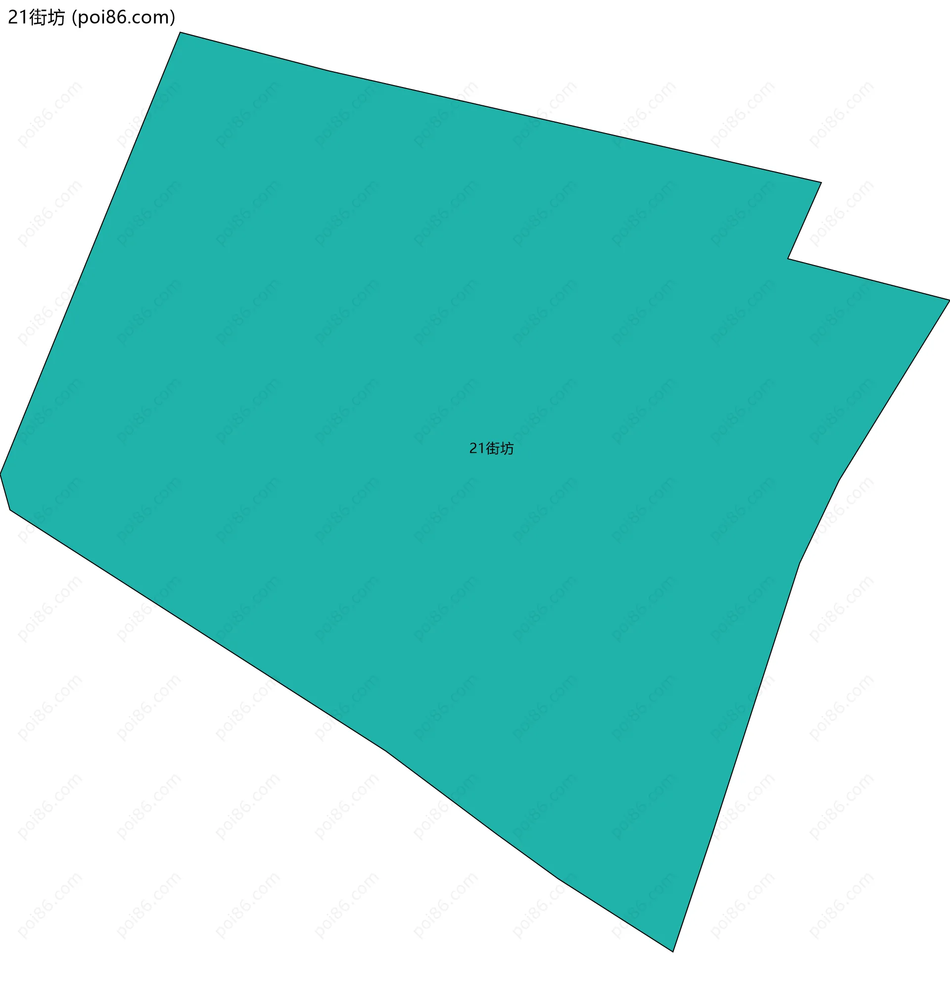 21街坊边界地图