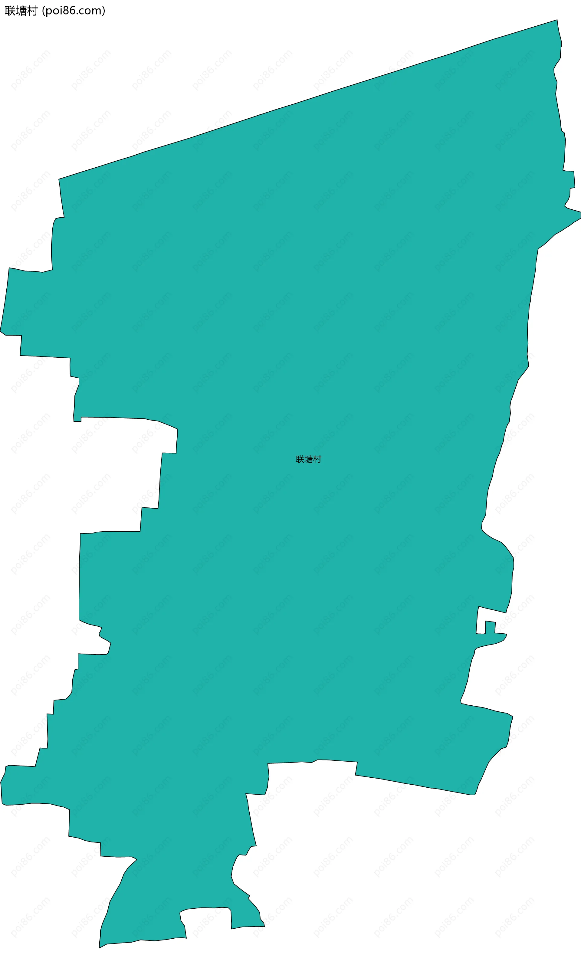 联塘村边界地图