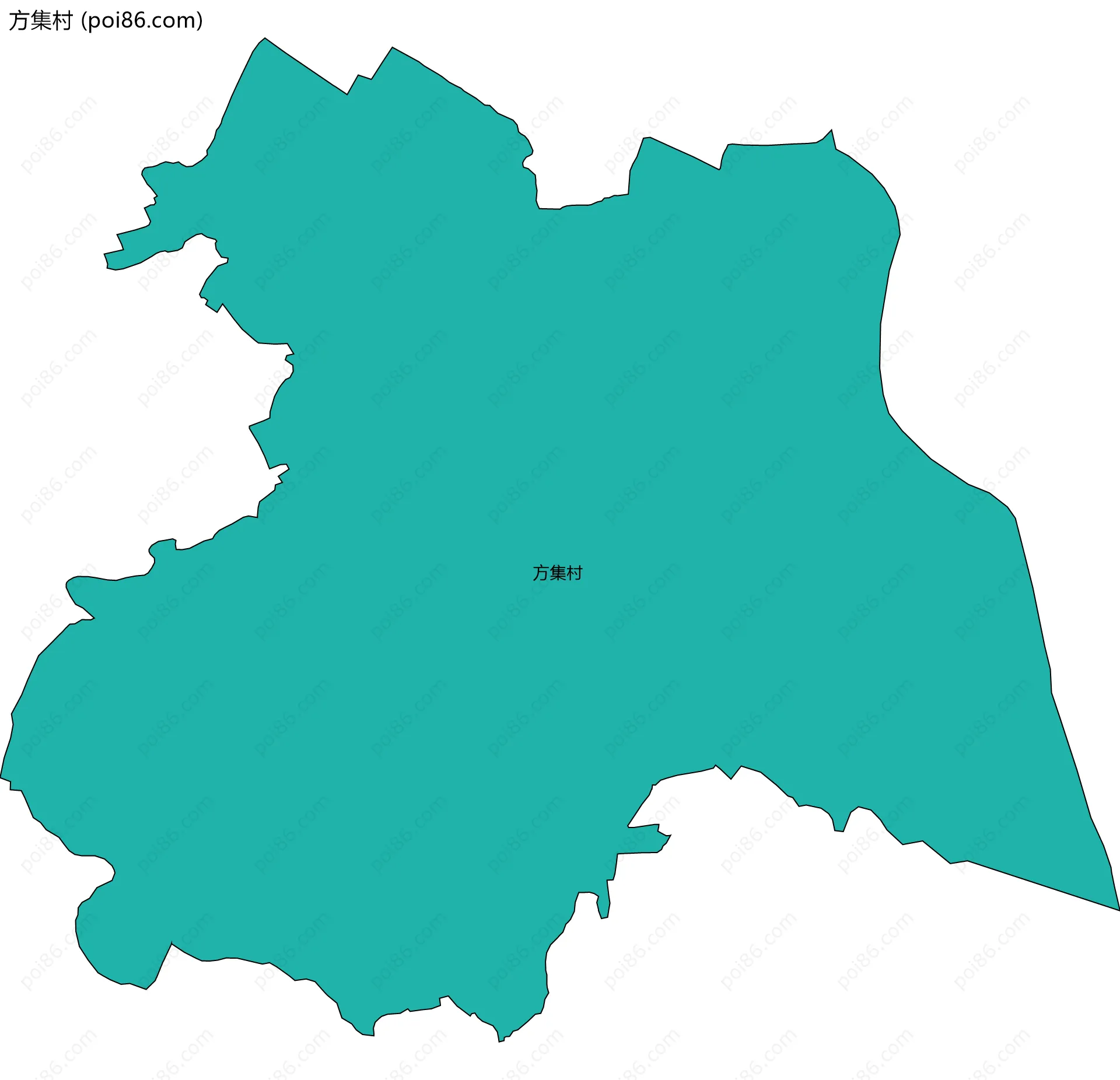 方集村边界地图