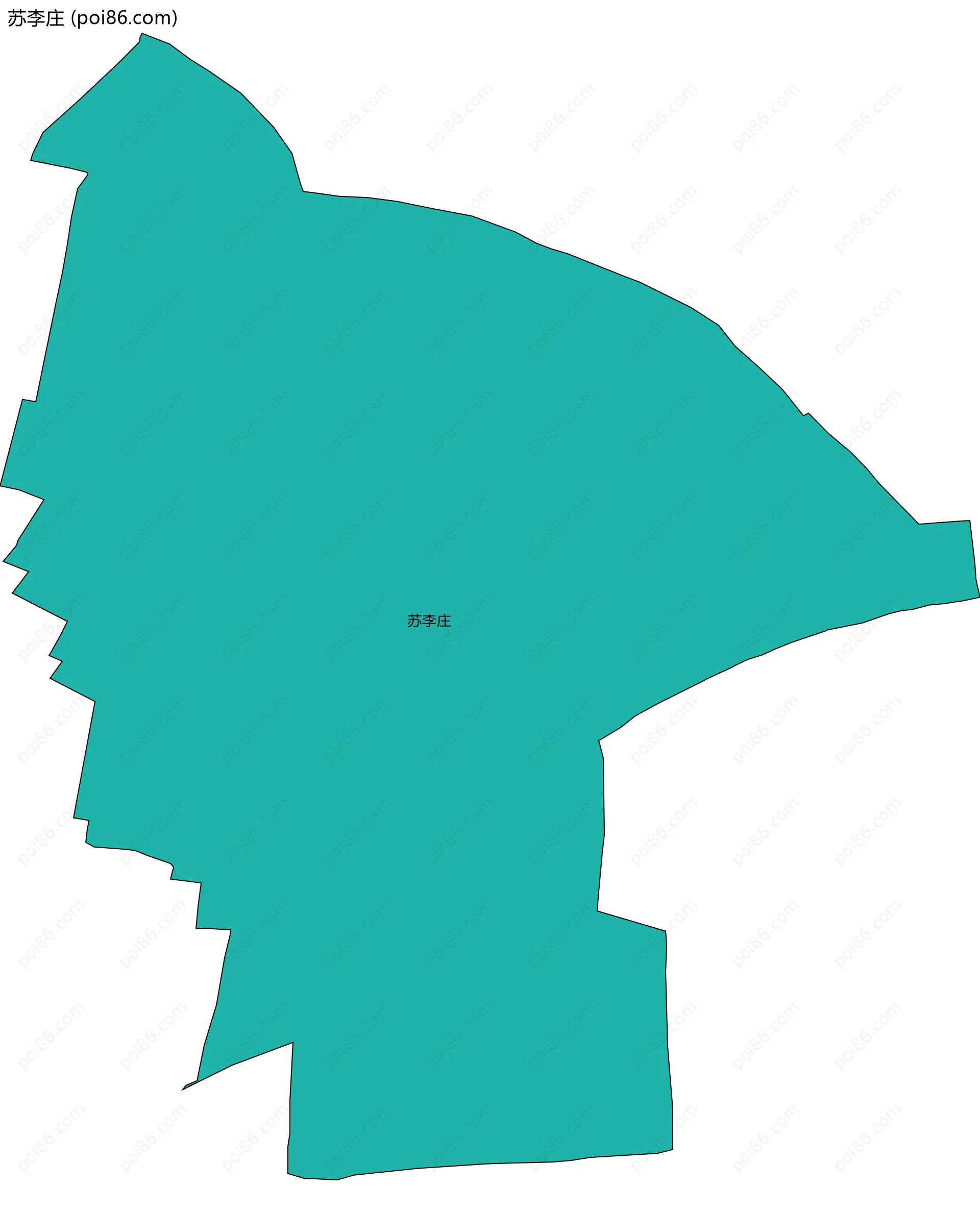 苏李庄边界地图