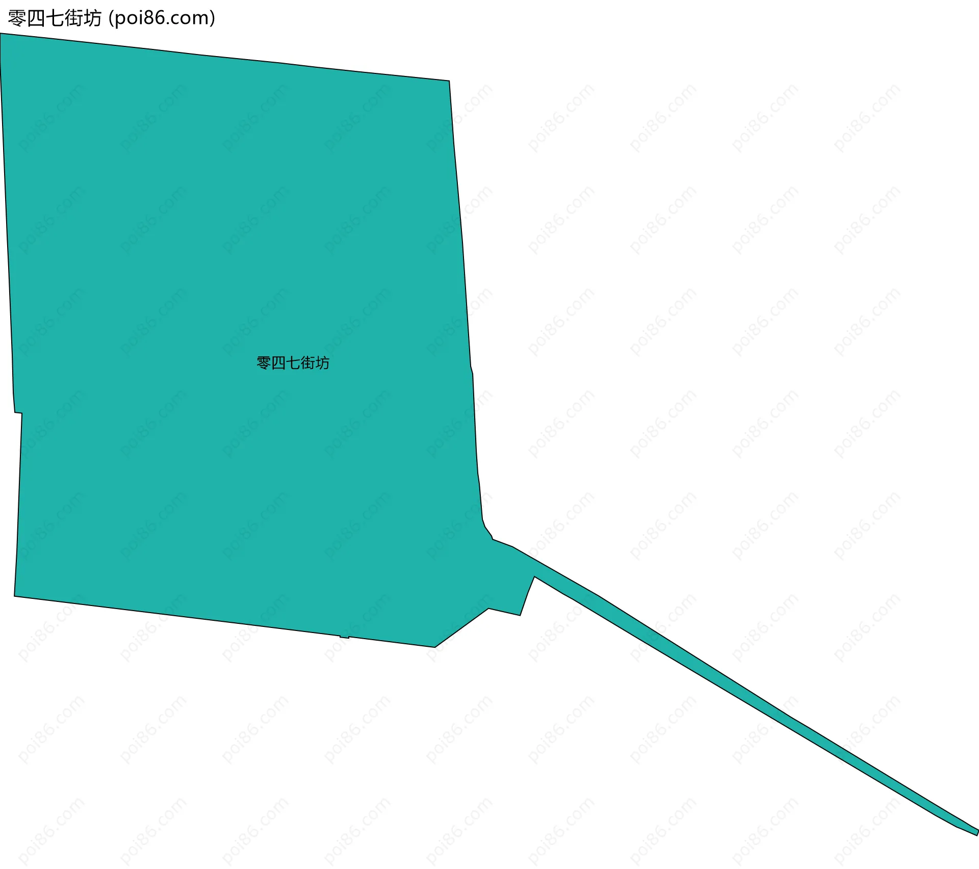 零四七街坊边界地图