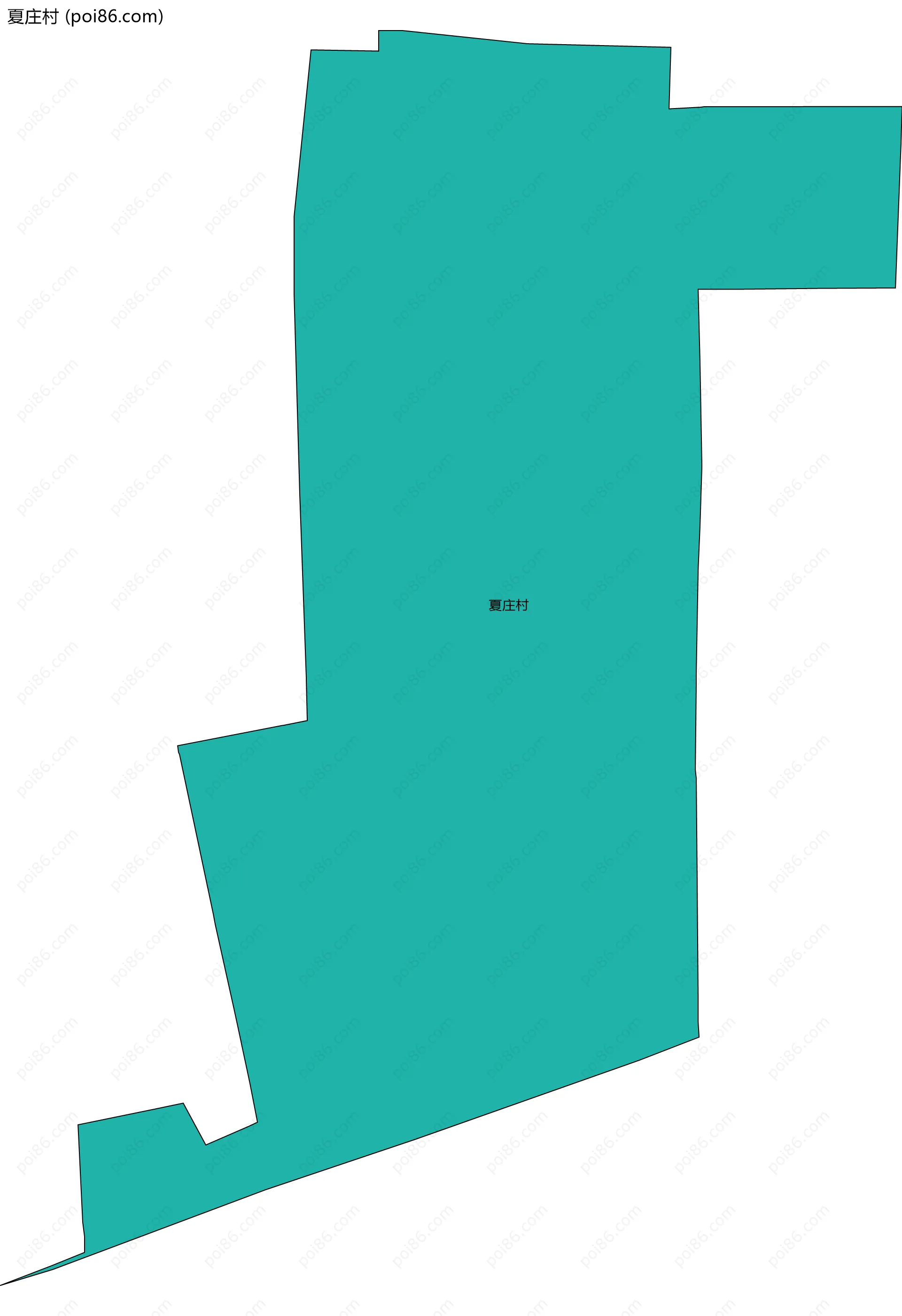 夏庄村边界地图