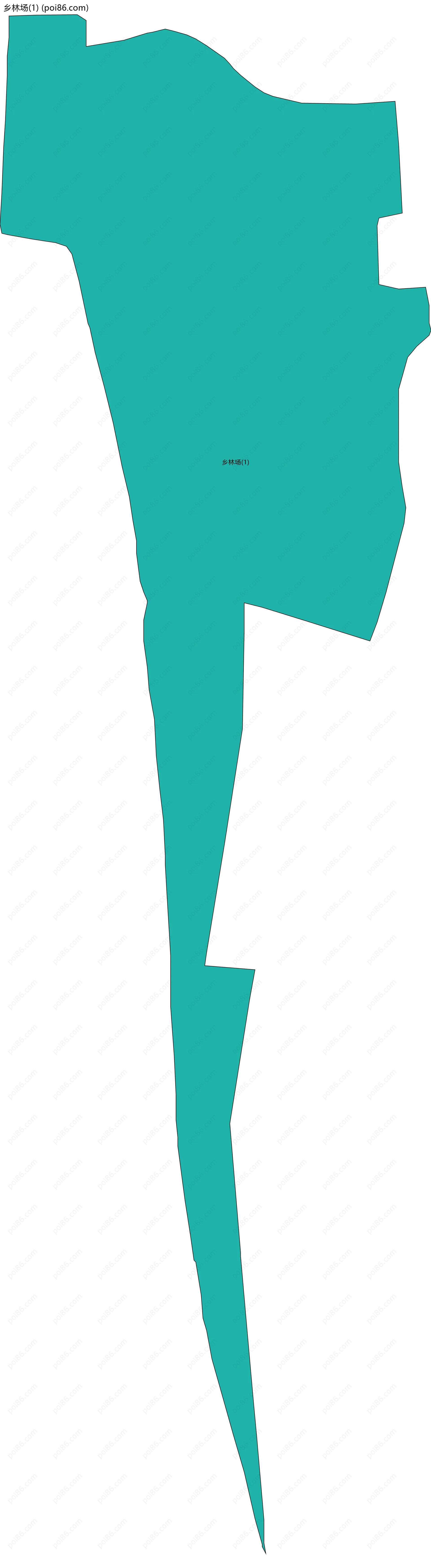 乡林场(1)边界地图