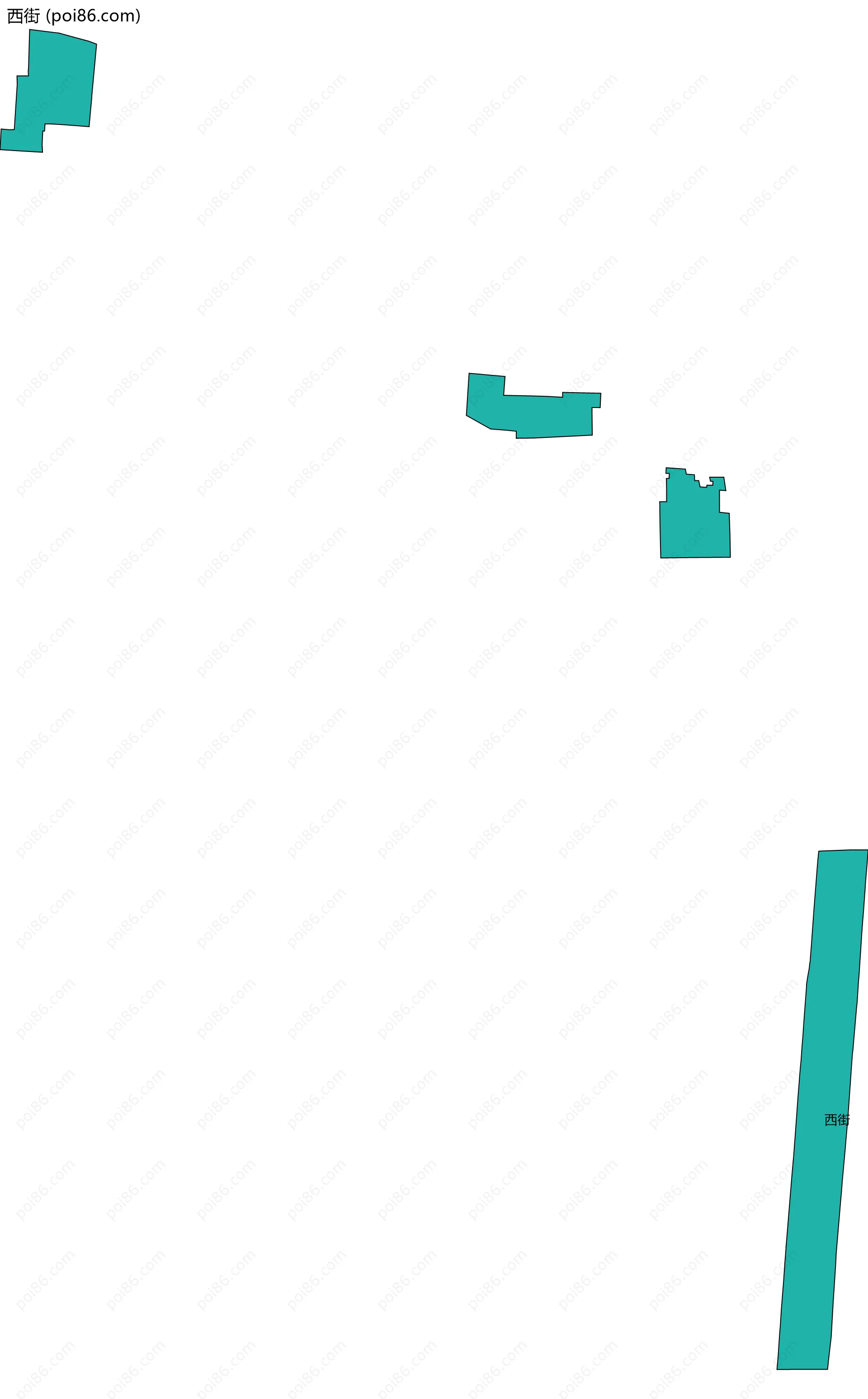 西街边界地图