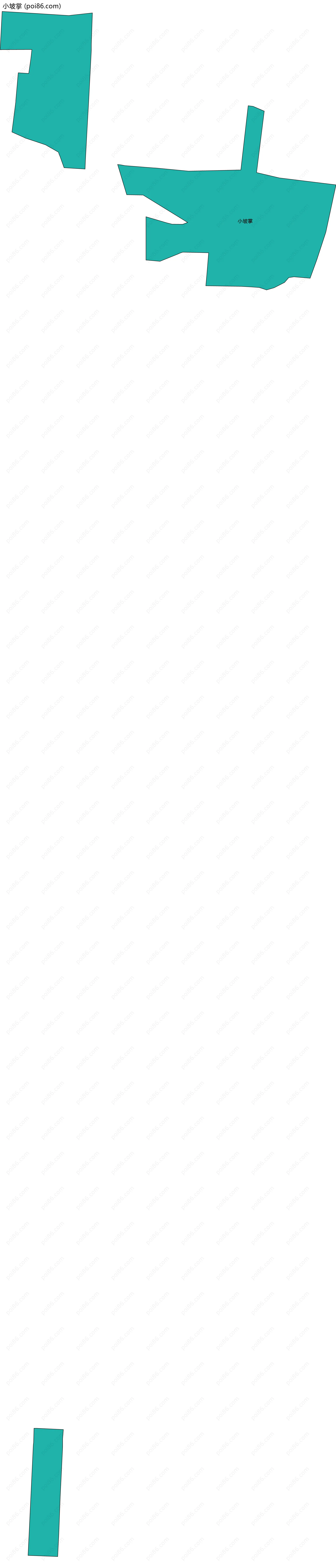 小坡掌边界地图