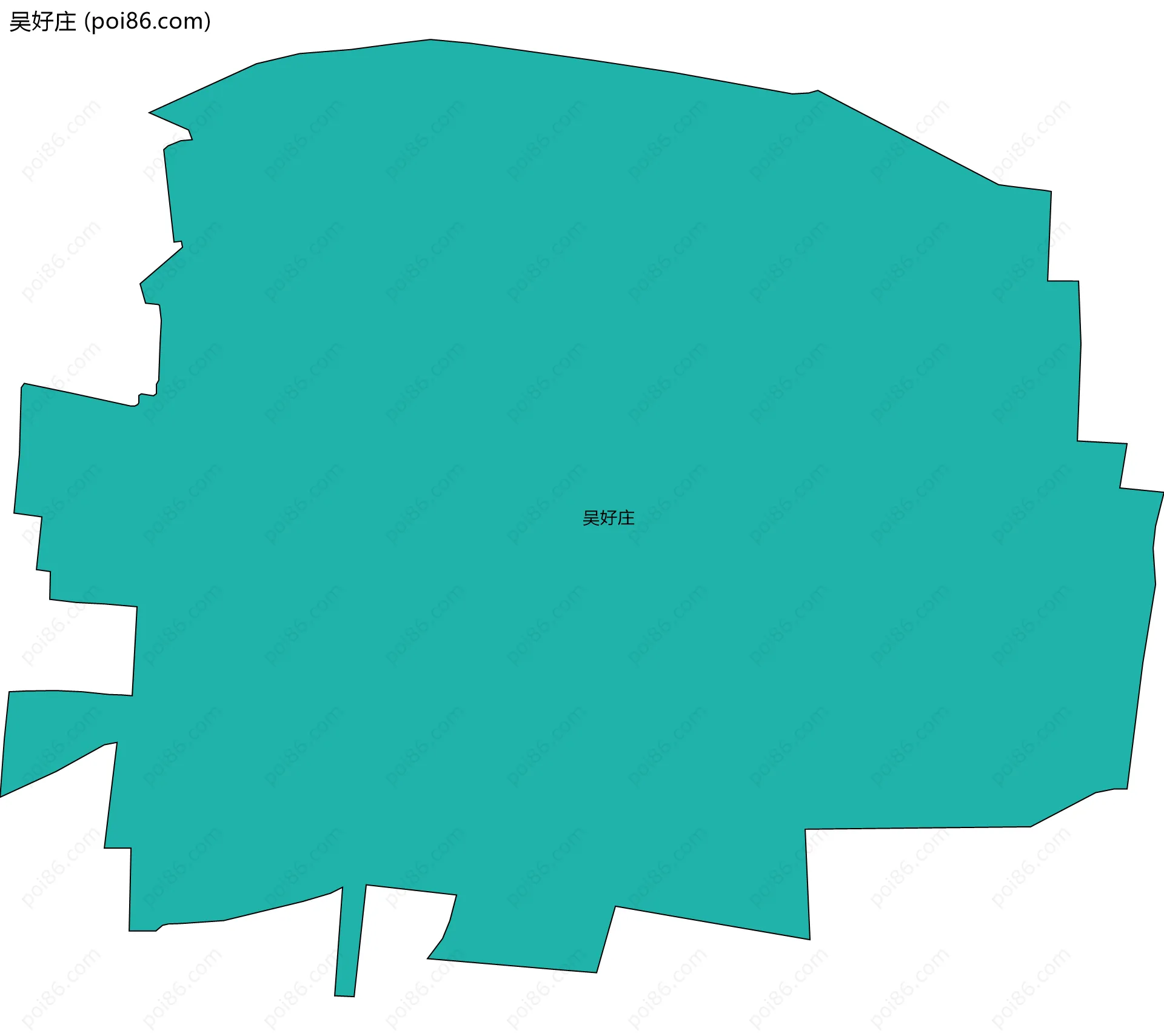 吴好庄边界地图