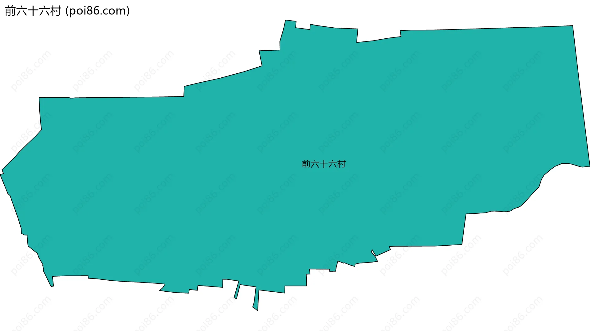 前六十六村边界地图