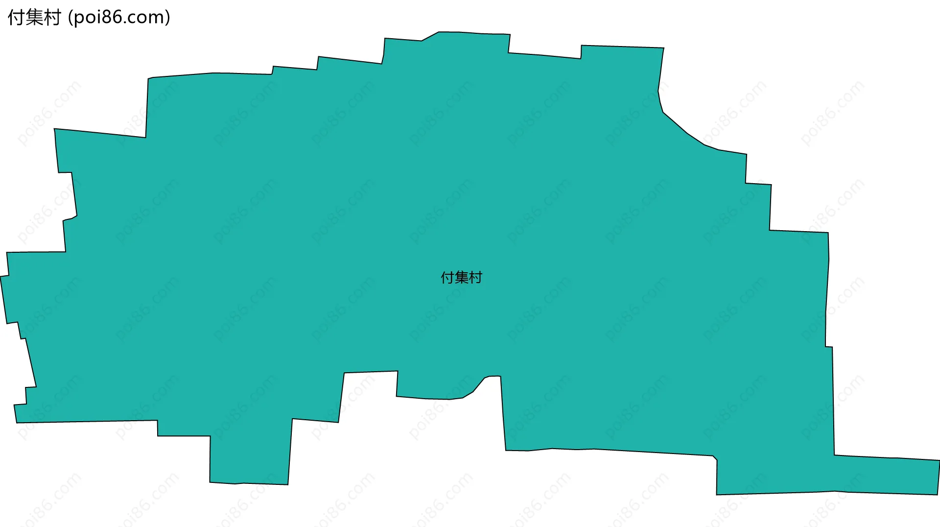 付集村边界地图