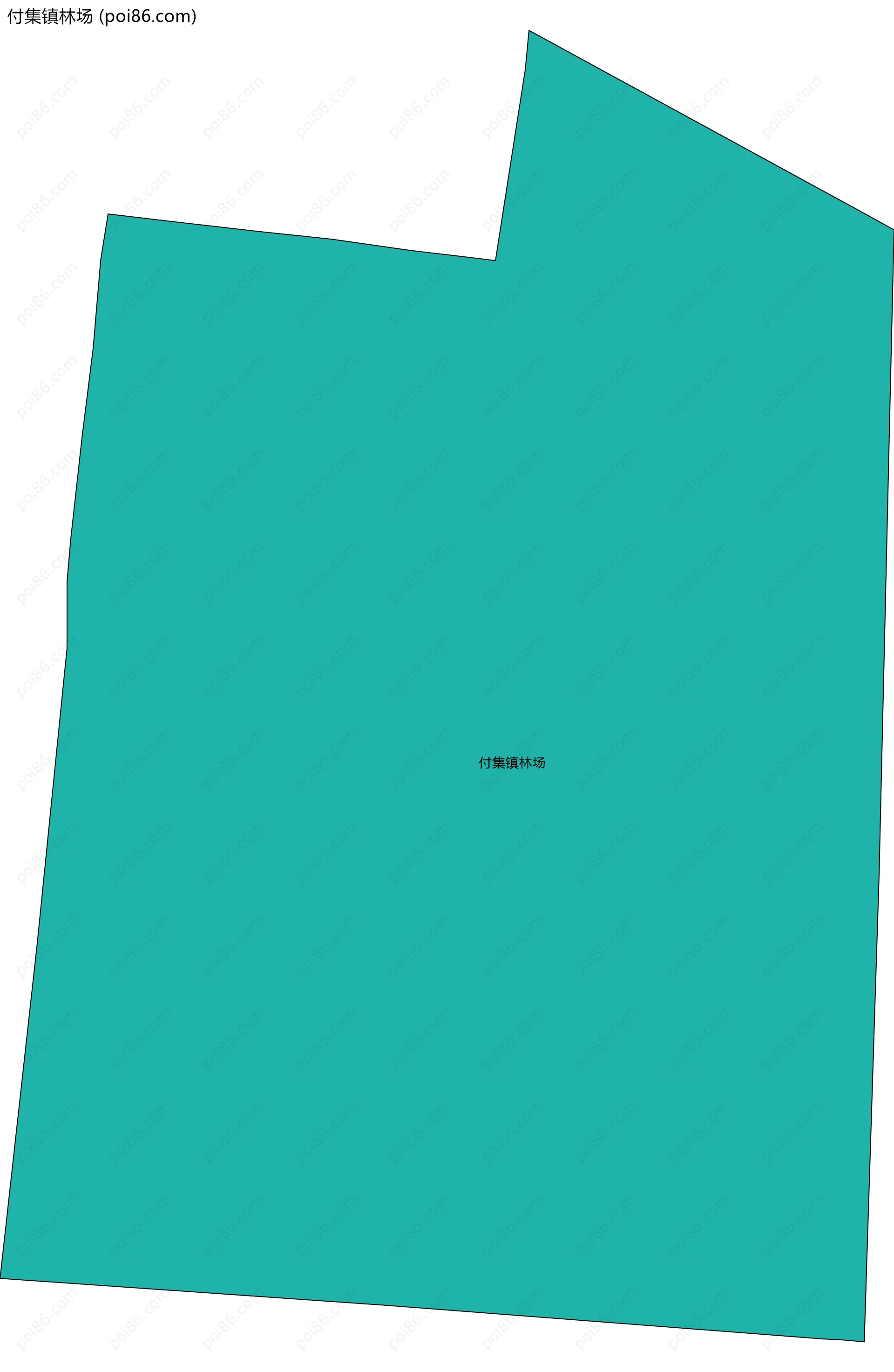 付集镇林场边界地图