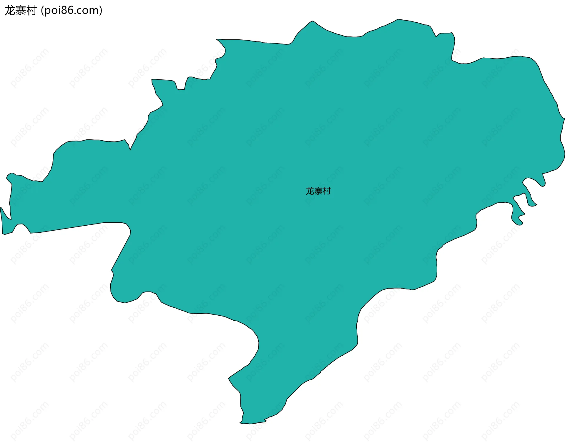 龙寨村边界地图