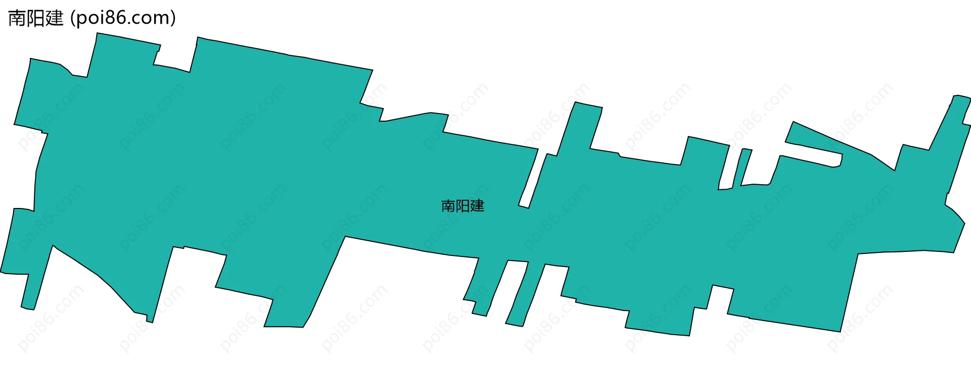 南阳建边界地图