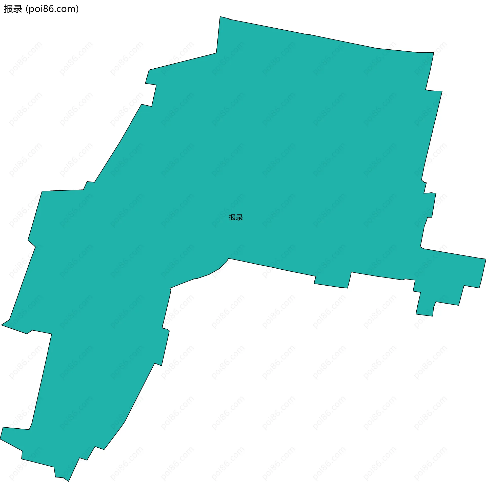 报录边界地图