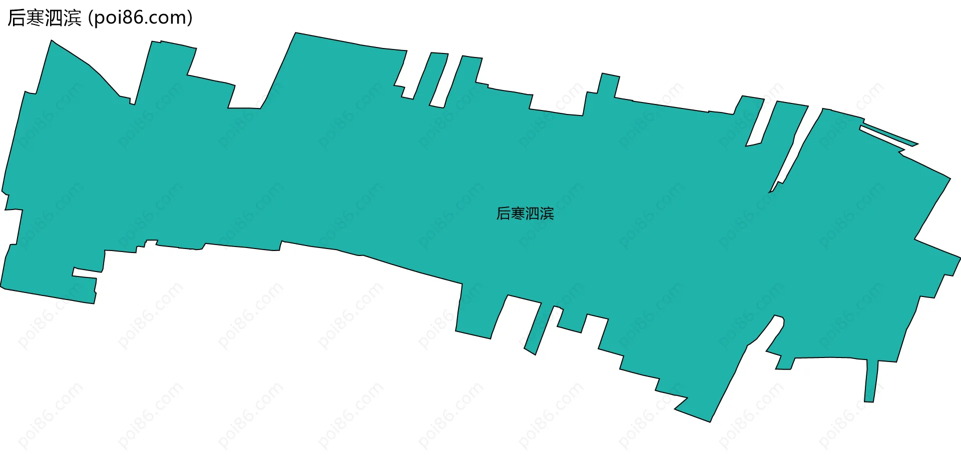 后寒泗滨边界地图